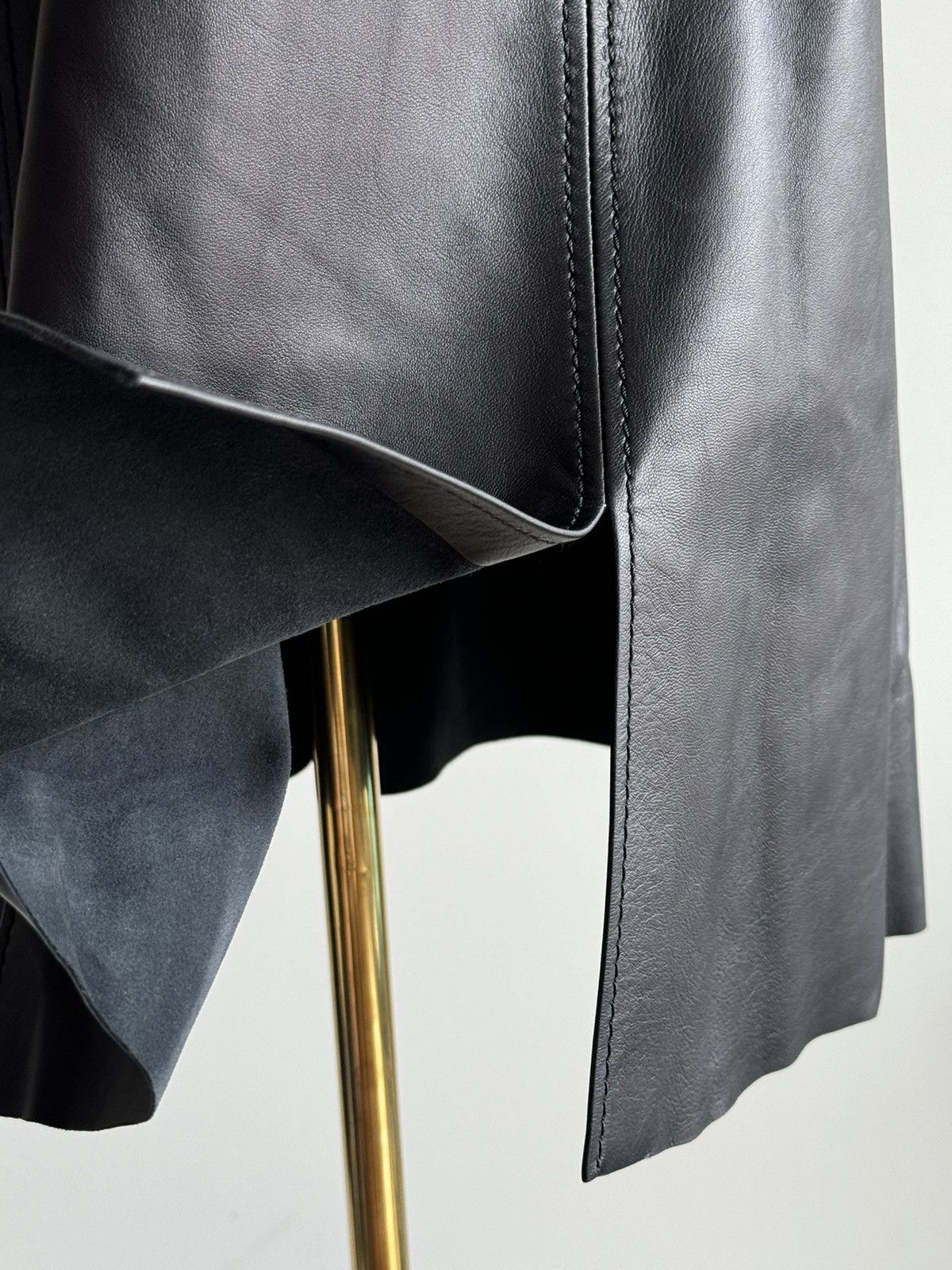 Acne Studios Acne Studios Lavern Leather plunge neck dress pinafore sz 40 Size S / US 4 / IT 40 - 2 Thumbnail