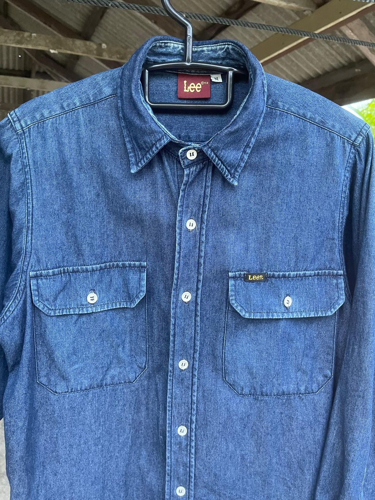 Lee Lee Denim Western Shirt Indigo Size US M / EU 48-50 / 2 - 2 Thumbnail