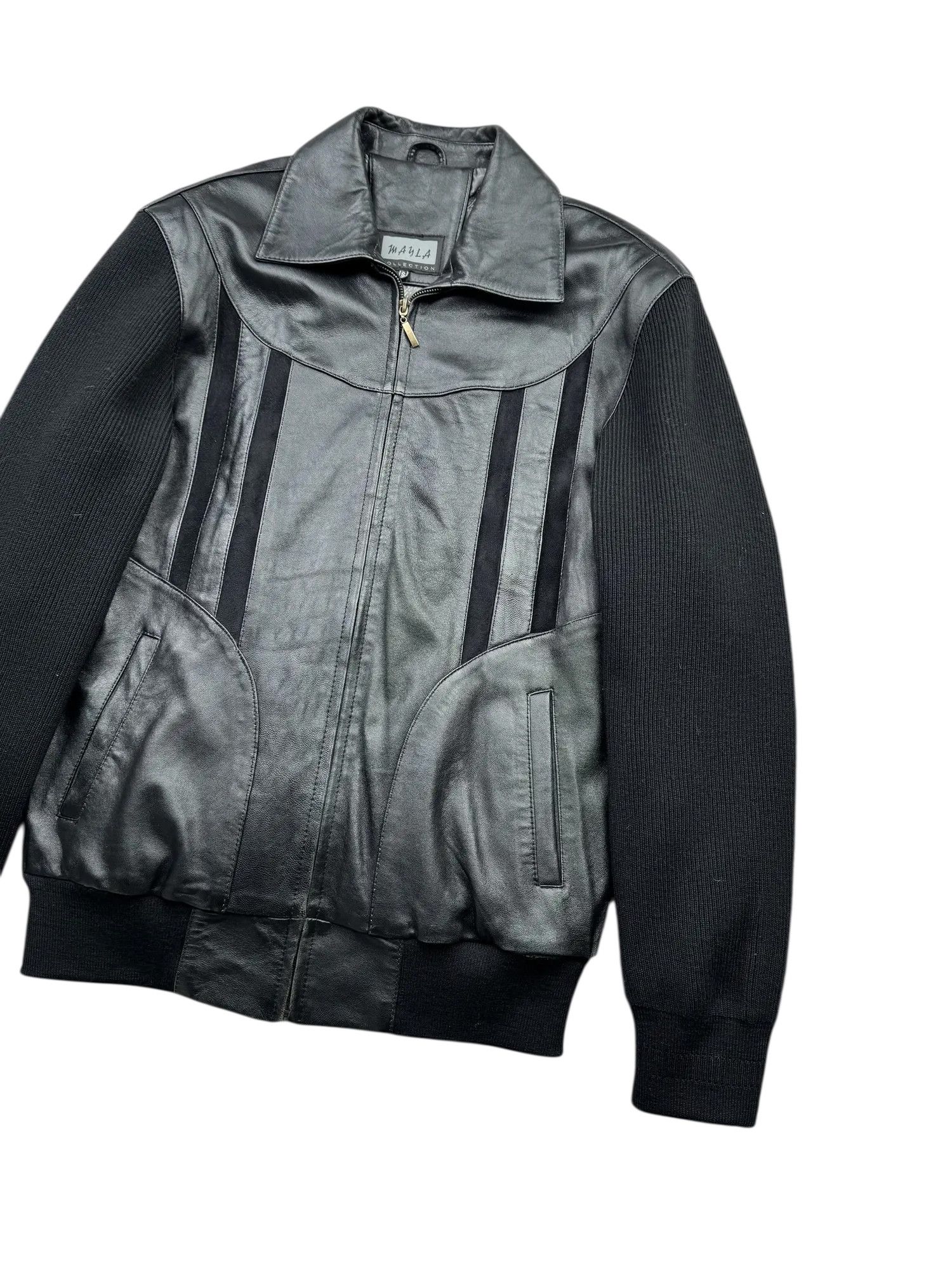 Vintage Y2K Leather Jacket(V53) Size US S / EU 44-46 / 1 - 3 Thumbnail