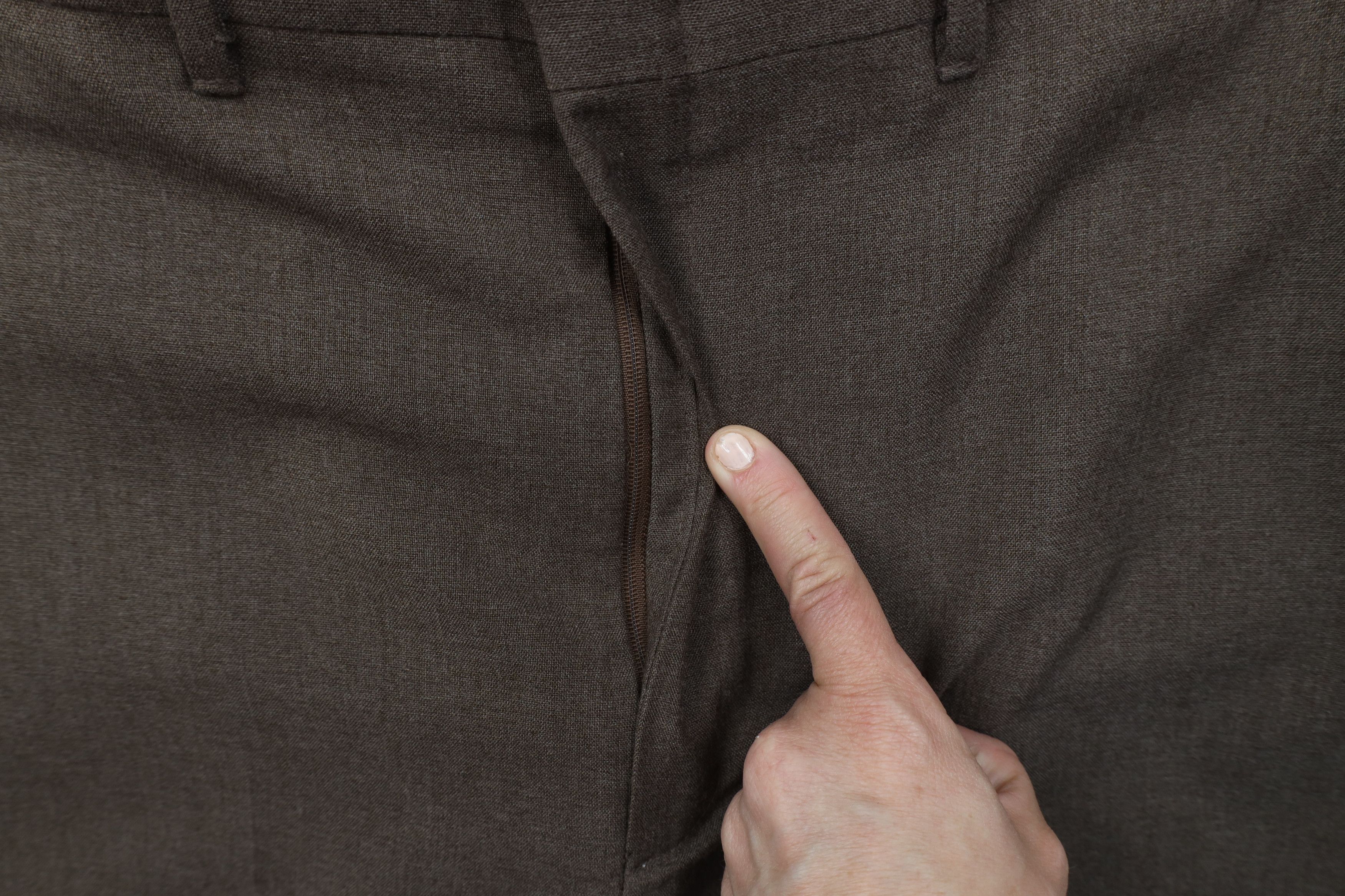 Vintage Vintage 70s Streetwear Blend Wide Leg Chino Pants Brown USA Size US 38 / EU 54 - 6 Thumbnail