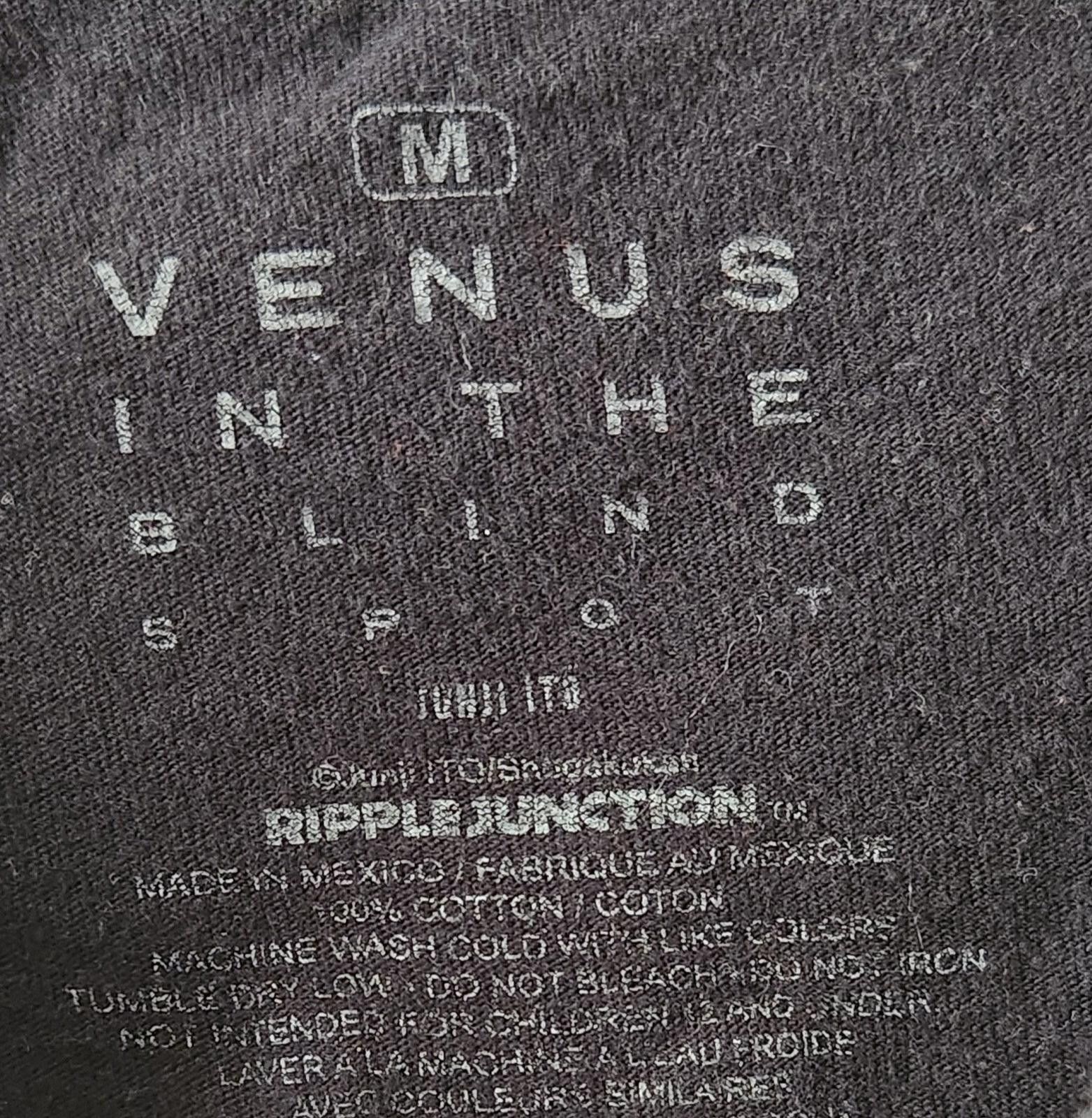 Ripple Junction Venus In The Blind Spot Shirt Mens Medium Black Graphic Size US M / EU 48-50 / 2 - 2 Thumbnail