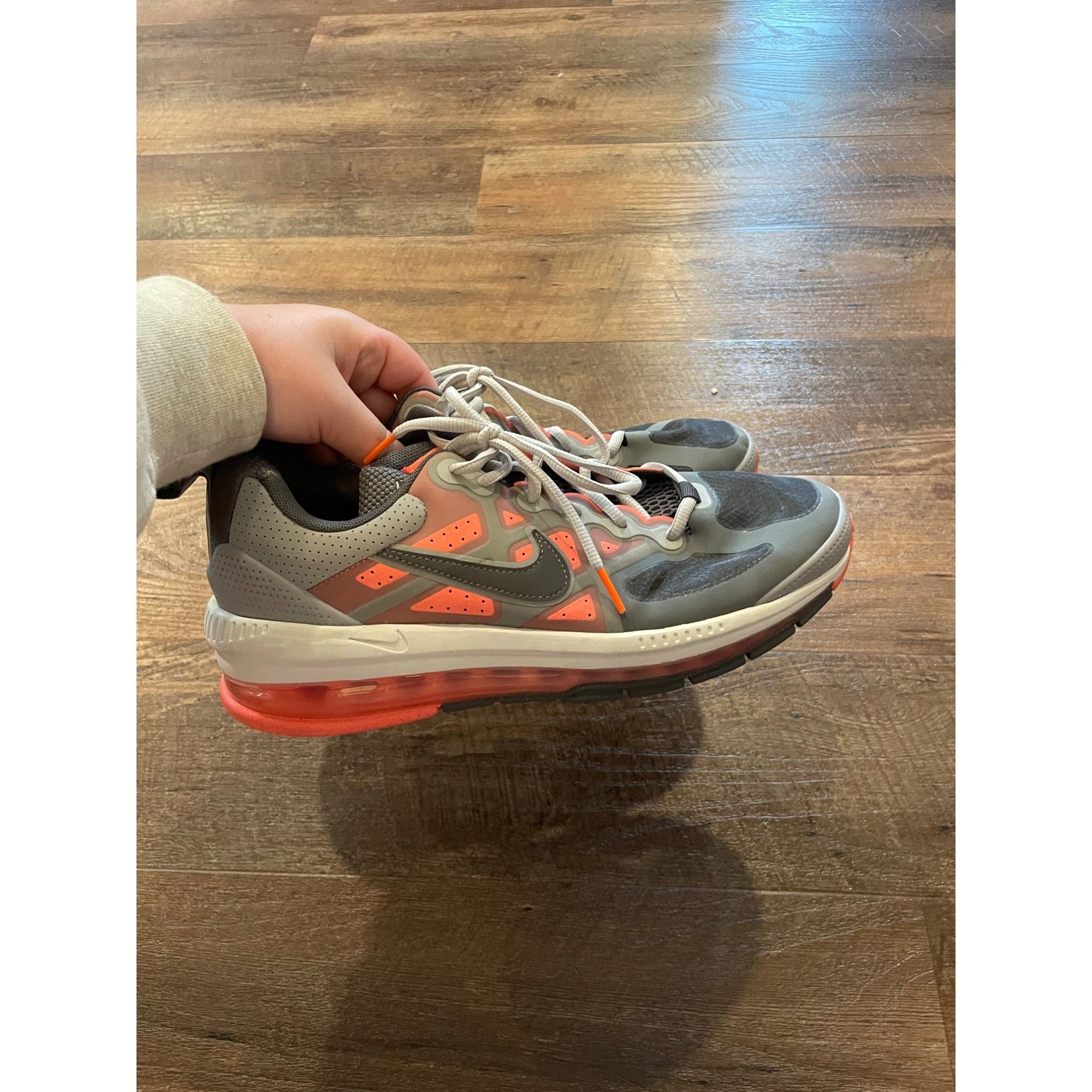 Nike Nike Air Max Genome ‘Light Smoke Gray Bright Mango’ CW1648-0 Size US 9 / EU 42 - 1 Thumbnail