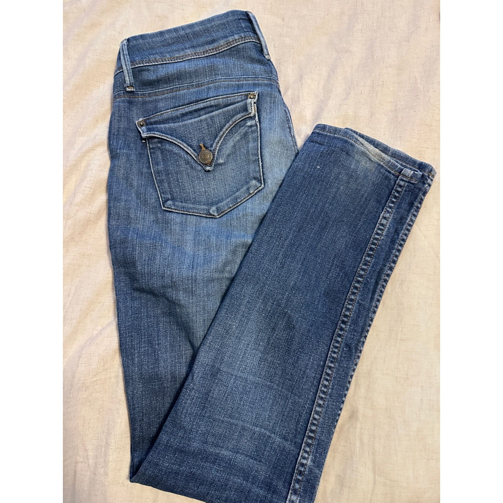Hudson Hudson Collin Flap Skinny Jean Low Rise 27 Size 27" / US 4 / IT 40 - 2 Thumbnail