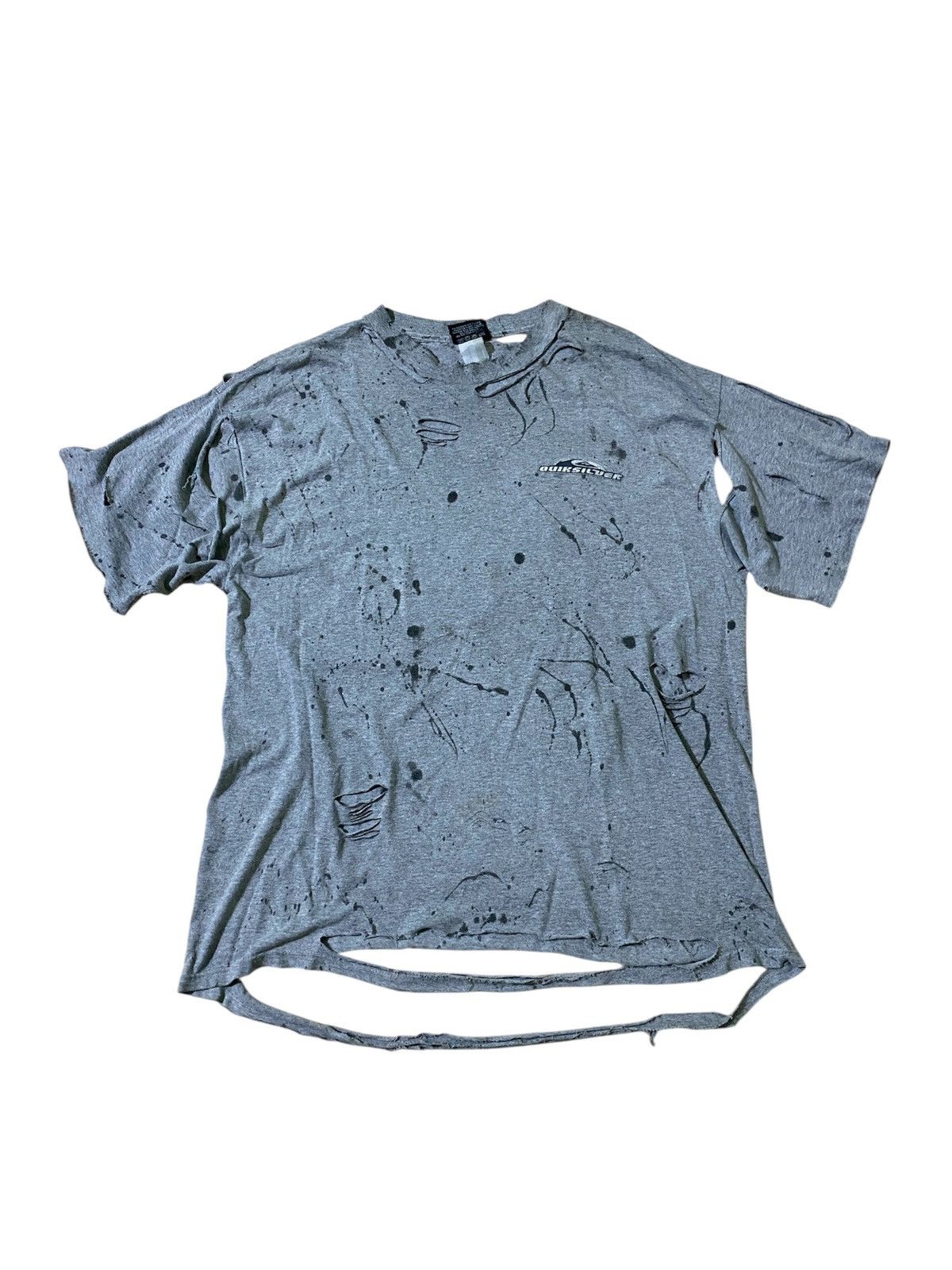 4GSELLER QUIKSILVER VINTAGE TRASHED STAIL OIL ERD STYLE Size US XL / EU 56 / 4 - 1 Thumbnail