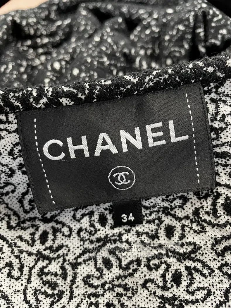 Chanel Chanel 25M black full logo full double c printed drawstrin Size XXS / US 00 / IT 34 - 4 Thumbnail