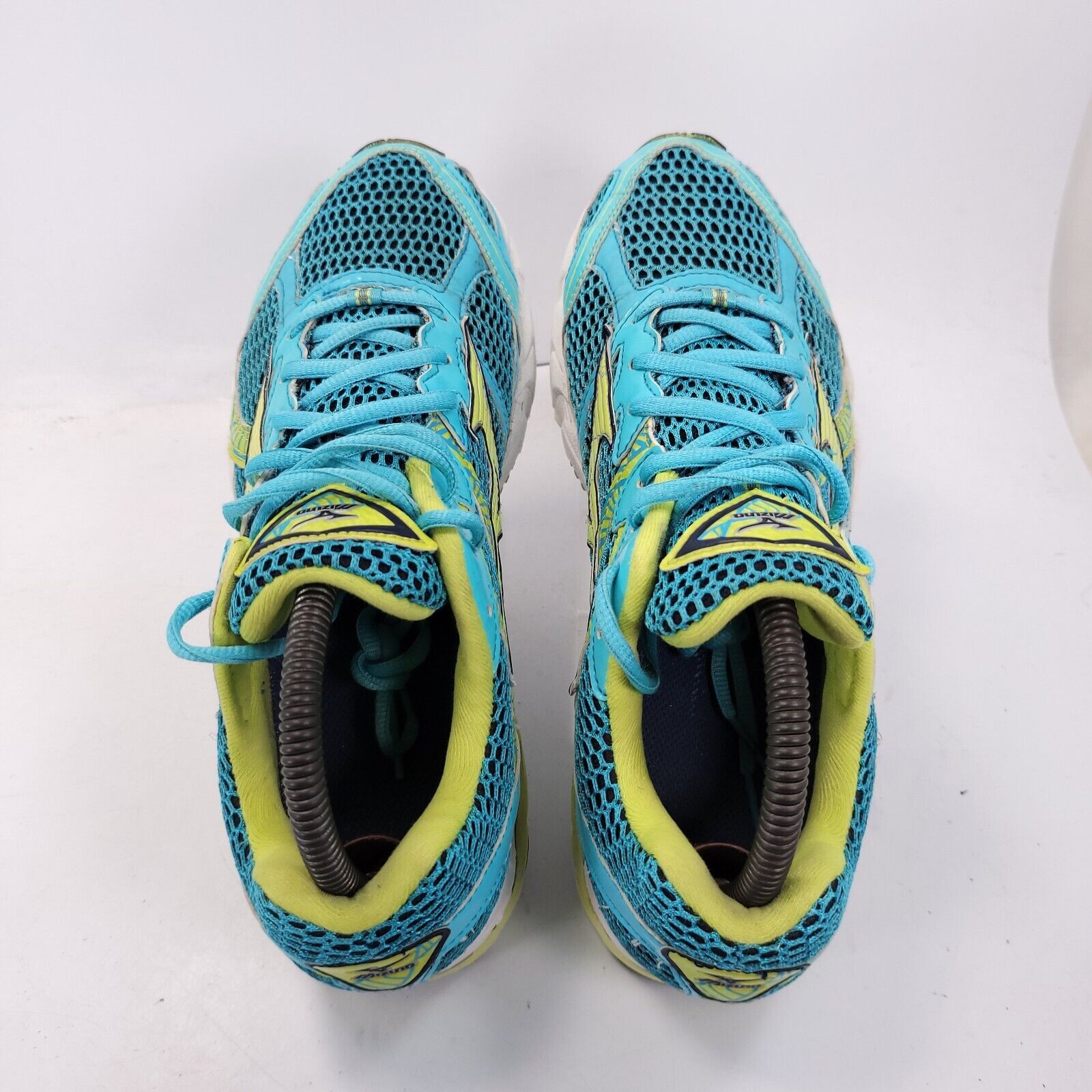 Mizuno Mizuno Wave Elixir 6 Shoe Women Size 9 8KN-14934 Blue Yellow Size US 9 / IT 39 - 4 Thumbnail