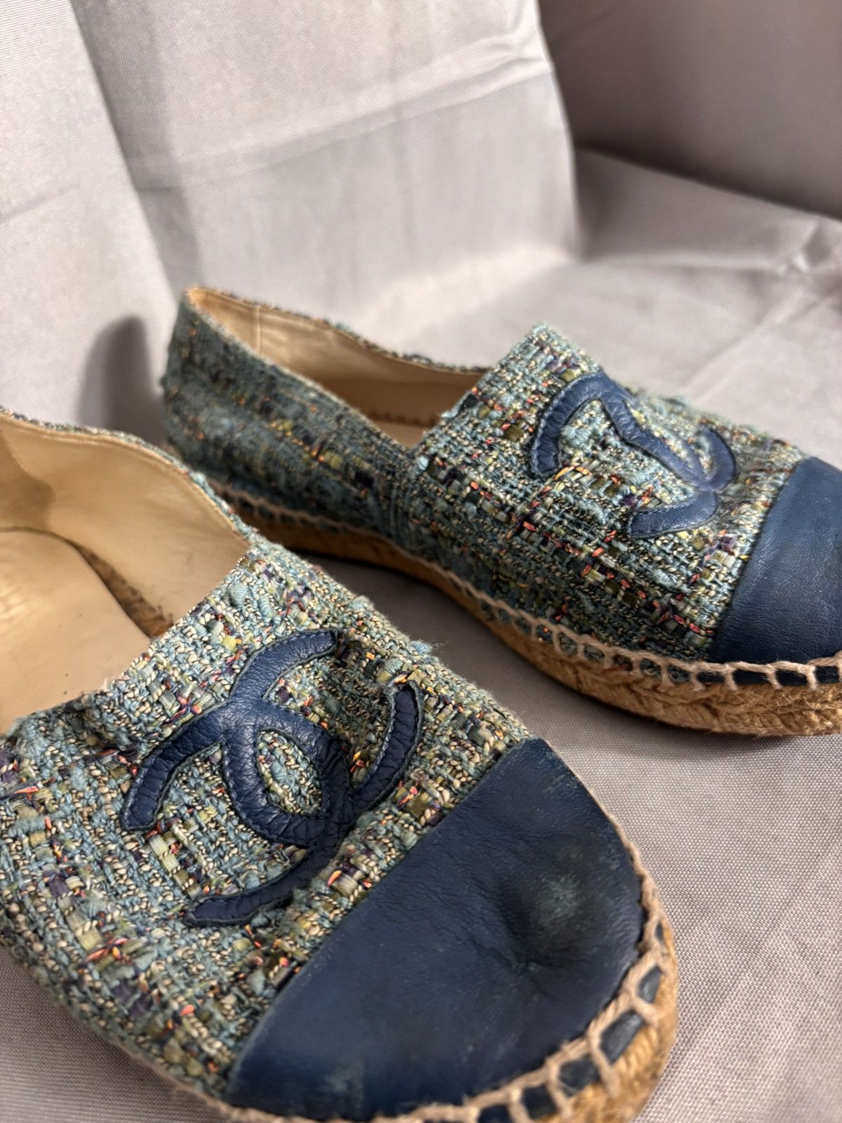 Chanel Chanel CC Espadrille Size US 7 / IT 37 - 5 Thumbnail