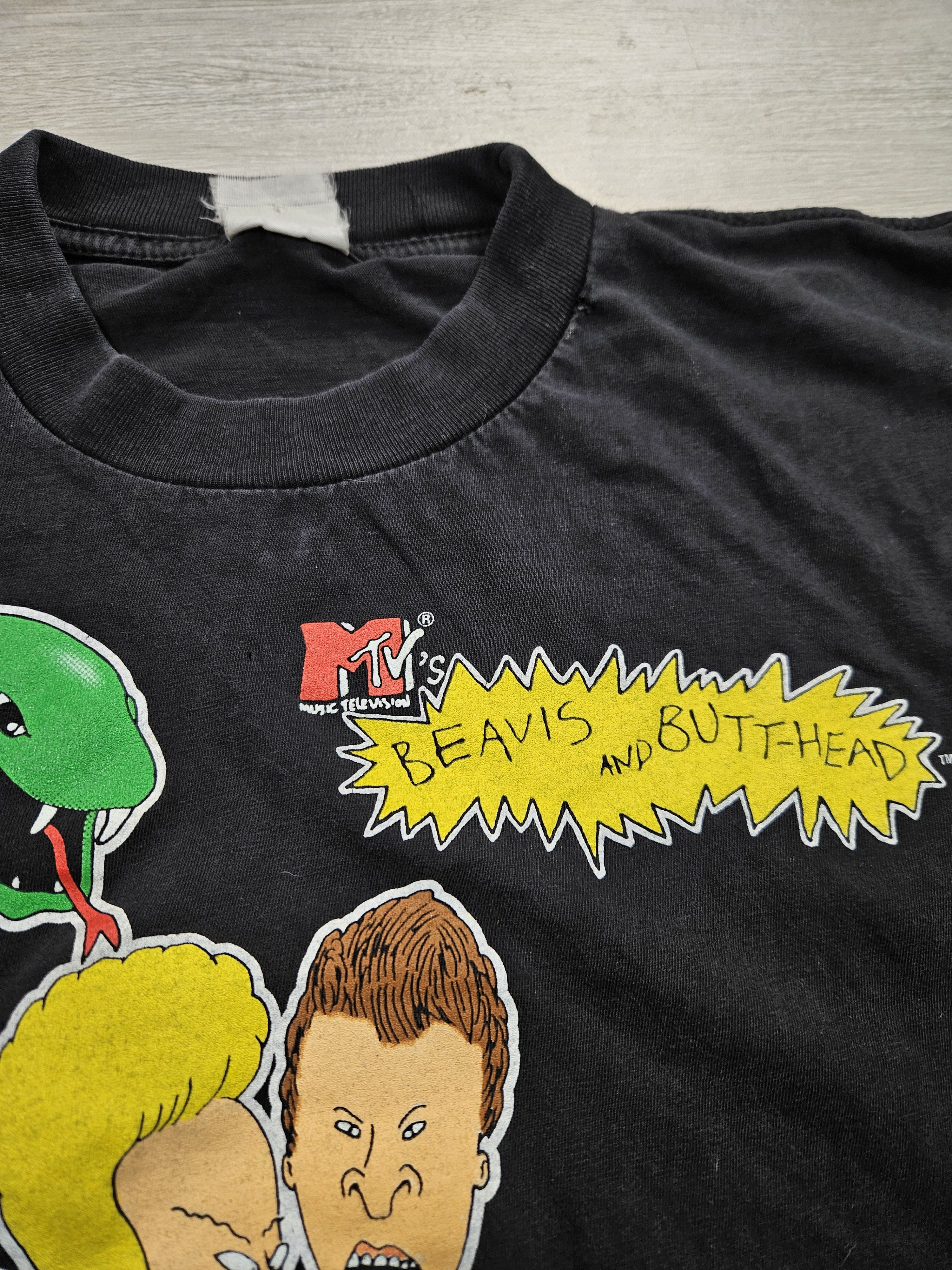 Vintage Vintage Beavis and Butthead T-shirt Life Sucks Snake Size US L / EU 52-54 / 3 - 4 Thumbnail