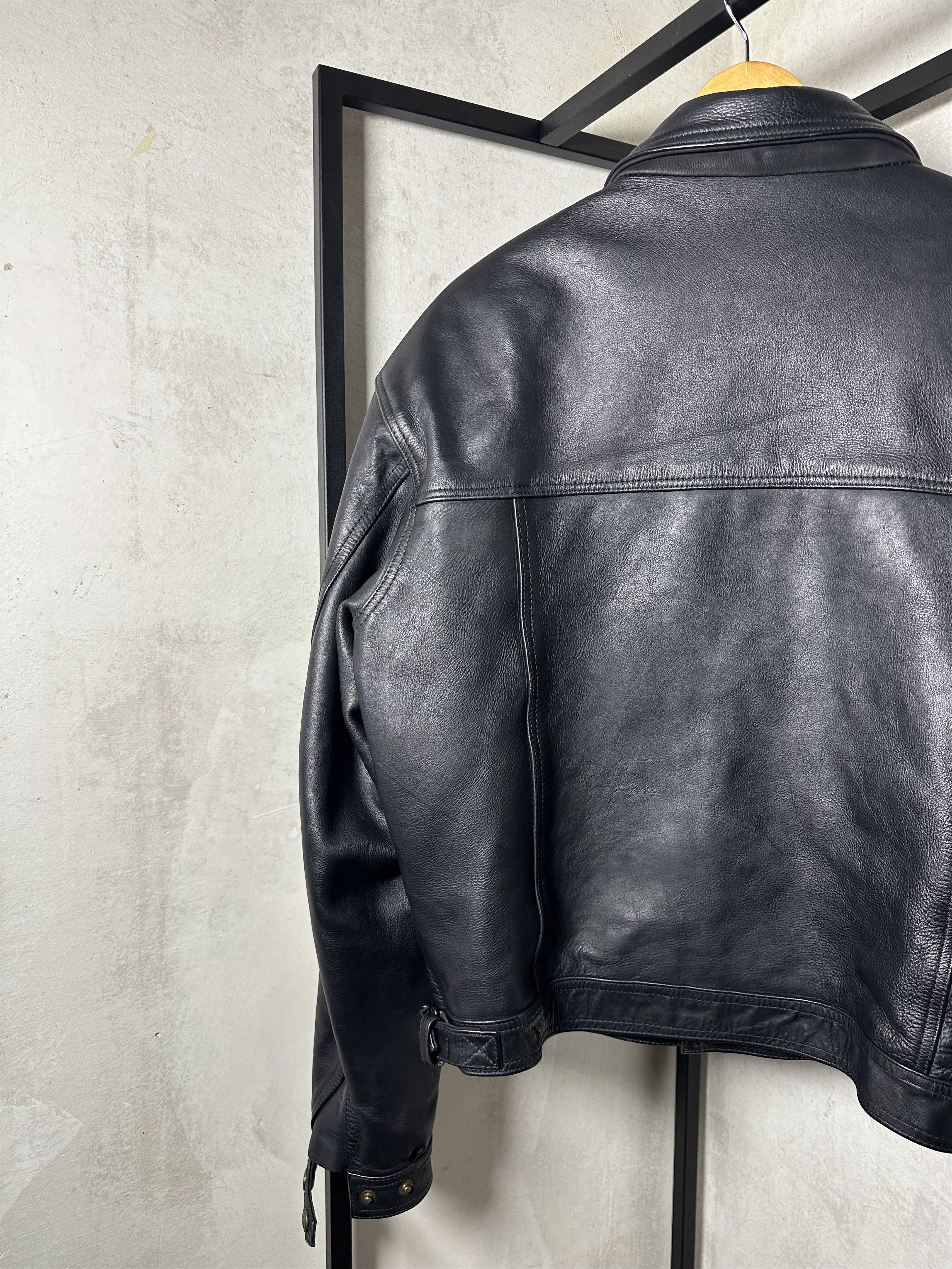 Genuine Leather Leather Western Trucker Jacket Size US L / EU 52-54 / 3 - 6 Thumbnail