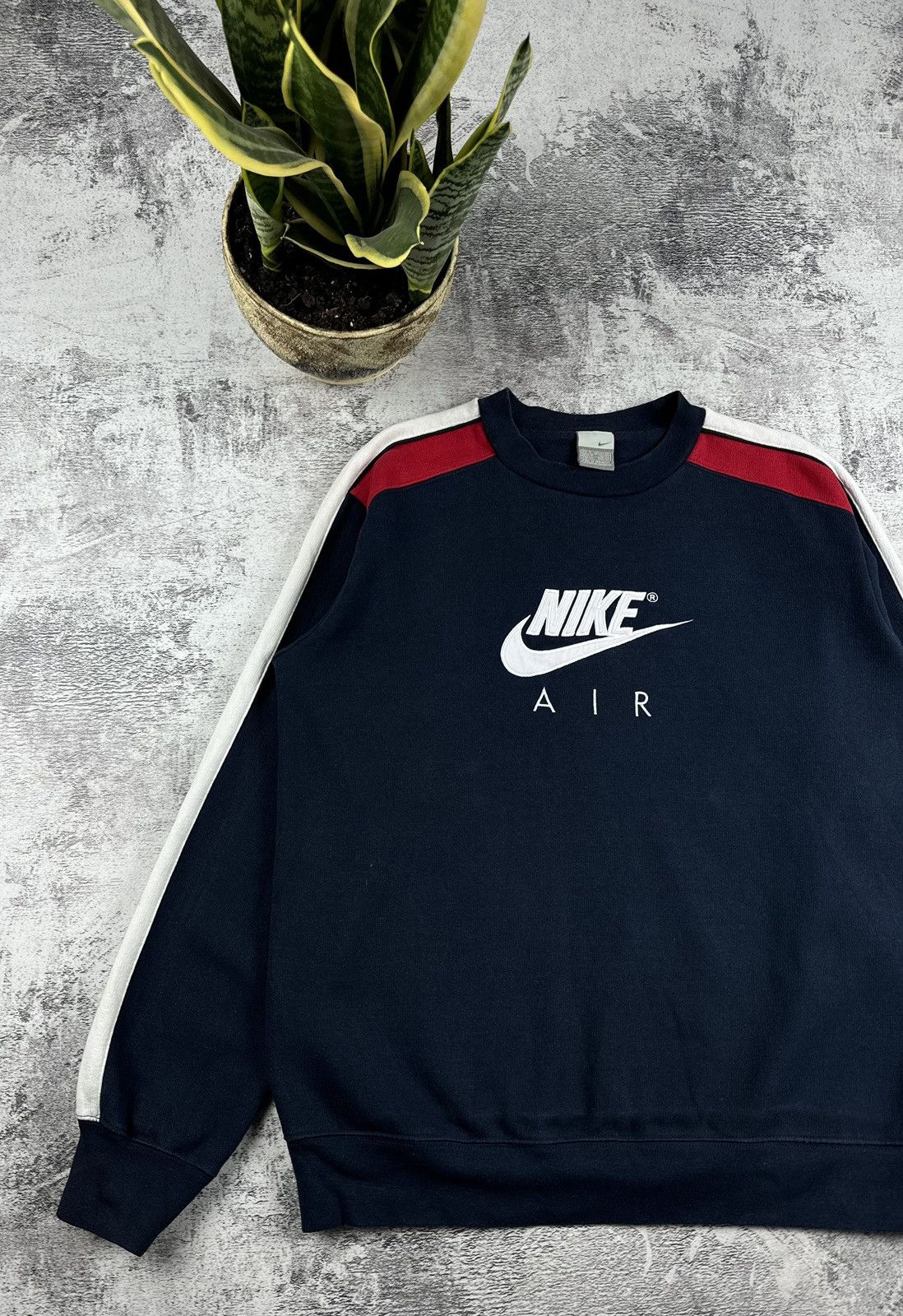 Nike Nike Air 90S Center Swoosh Logo Sport Sweatshirt Y2K Hoodie Size US M / EU 48-50 / 2 - 2 Thumbnail