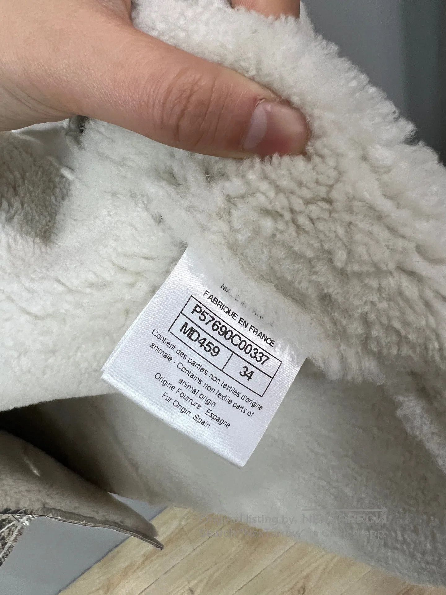 Chanel Chanel Lamb Fur Jacket| Size XXS / US 00 / IT 34 - 5 Thumbnail