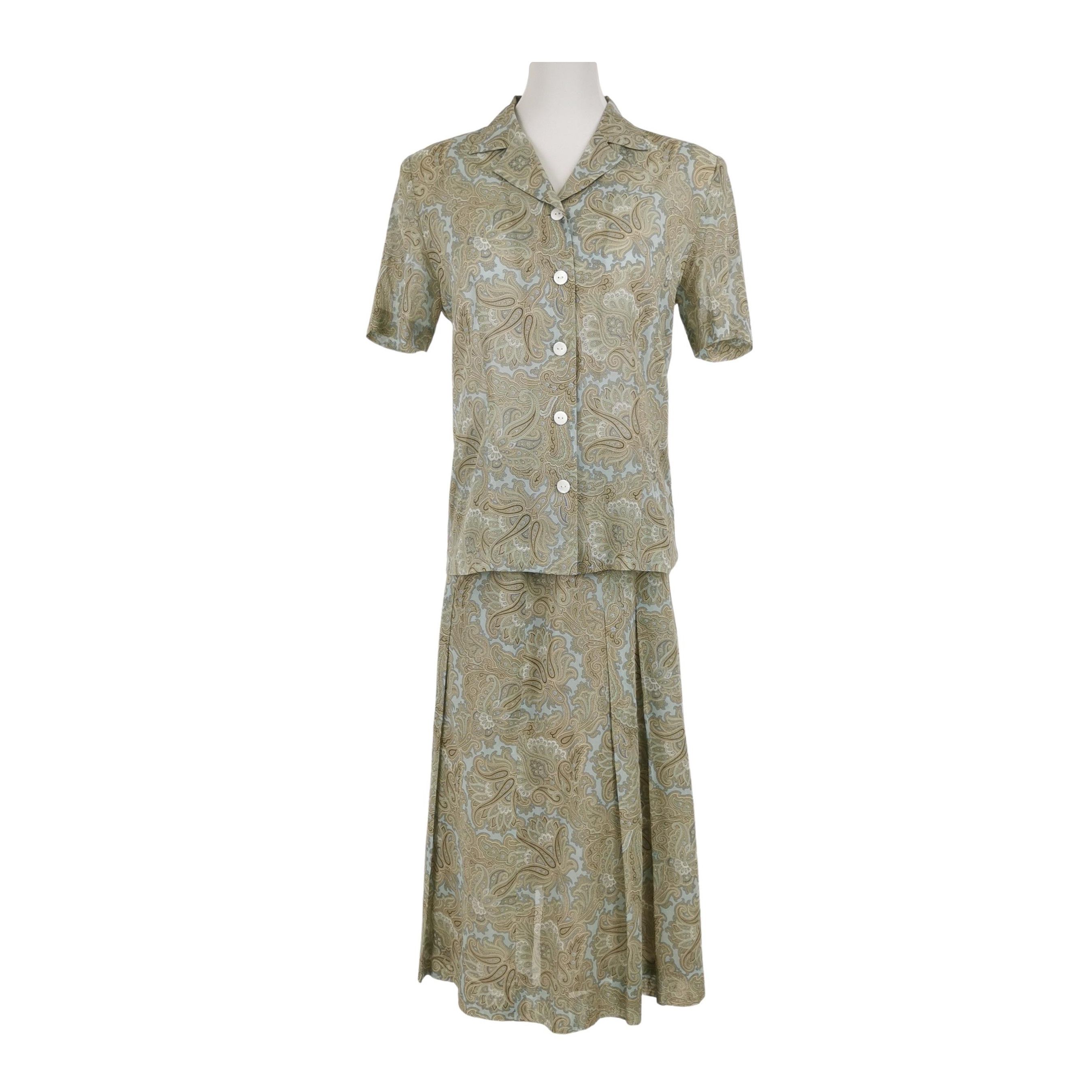 Burberry Burberry Cotton Two-Piece Set with Pattern 0079 Size US L / EU 52-54 / 3 - 1 Thumbnail