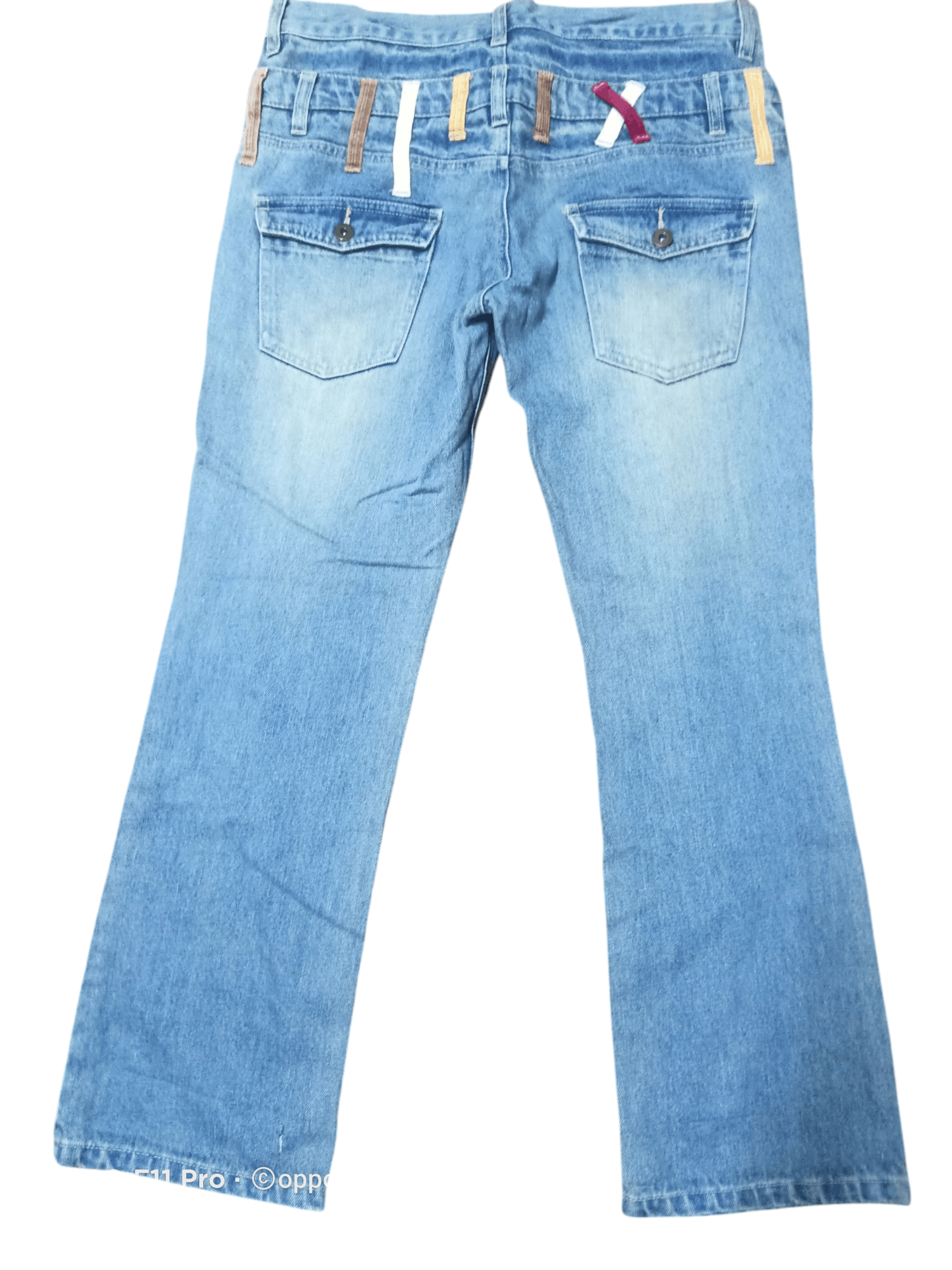 If Six Was Nine × Japanese Brand × Le Grande Bleu (L.G.B.) Unbrand Double Waist Flare Denim Size US 34 / EU 50 - 1 Thumbnail