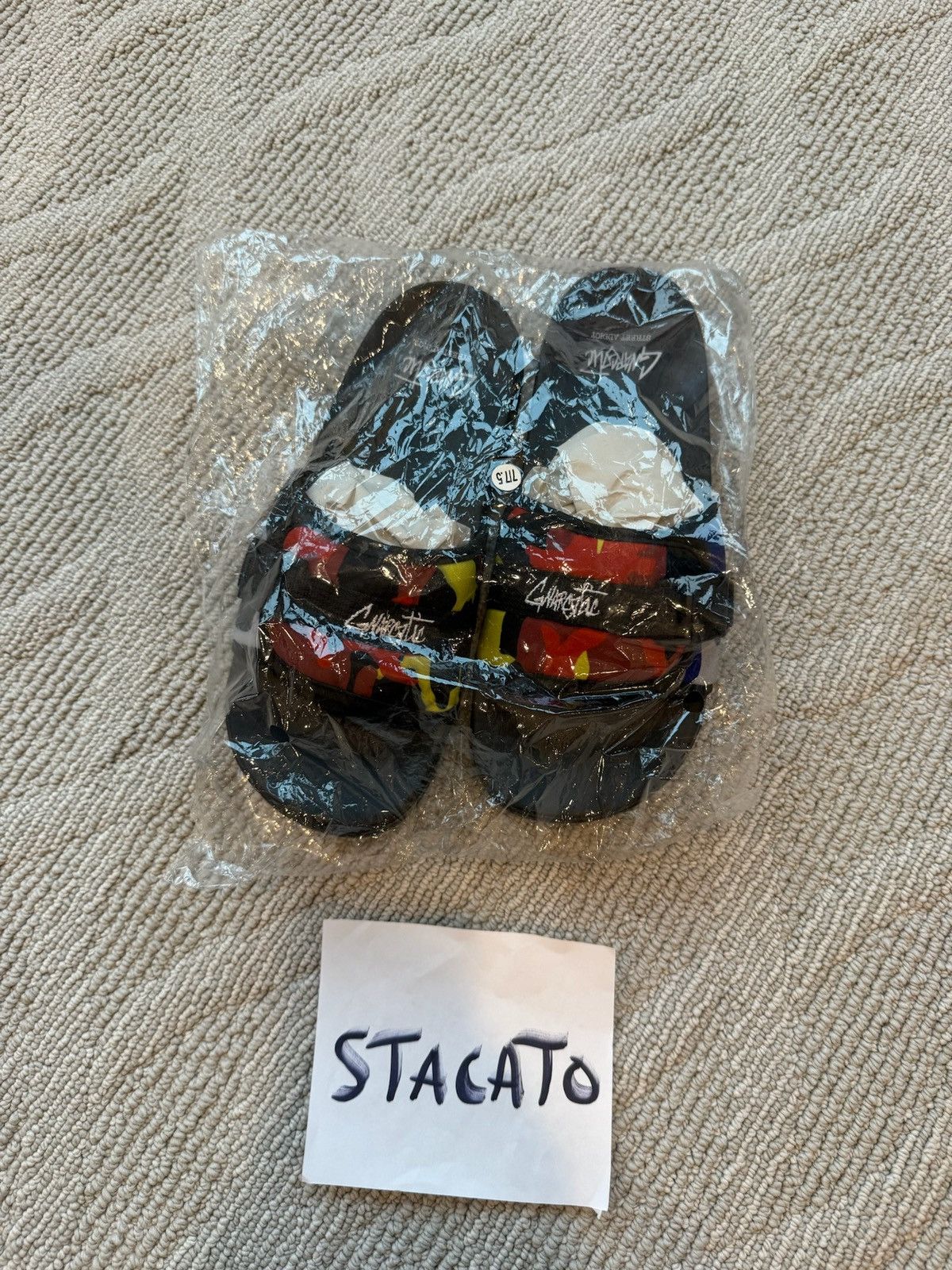 Gnarcotic × Rap Tees Gnarcotic Camo Slides size 7/7.5 Size US 7.5 / EU 40-41 - 2 Thumbnail