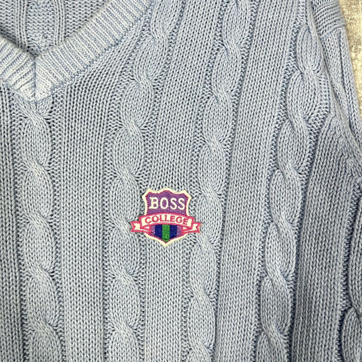 Hugo Boss Vintage Hugo Boss 90s Braid Knitted Sweater Archival Knit L Size US L / EU 52-54 / 3 - 3 Thumbnail