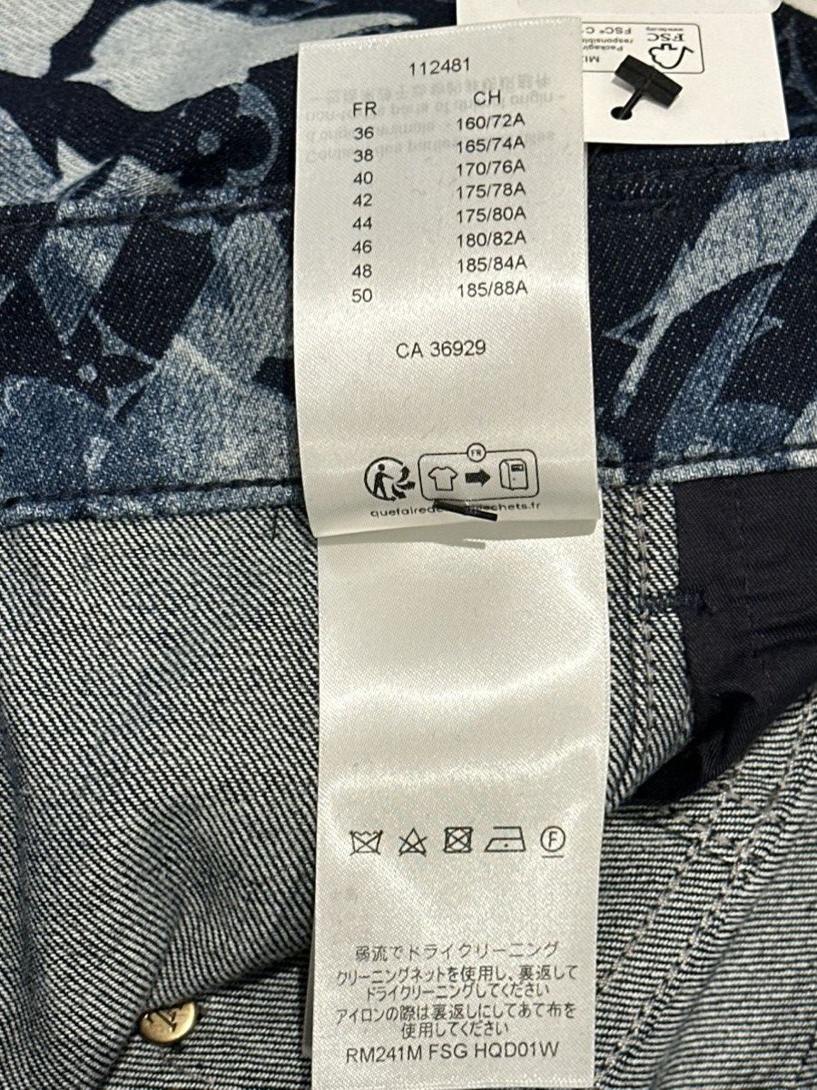 Louis Vuitton Louis Vuitton Monogram Flower Graphic Denim Jeans Size US 32 / EU 48 - 10 Thumbnail