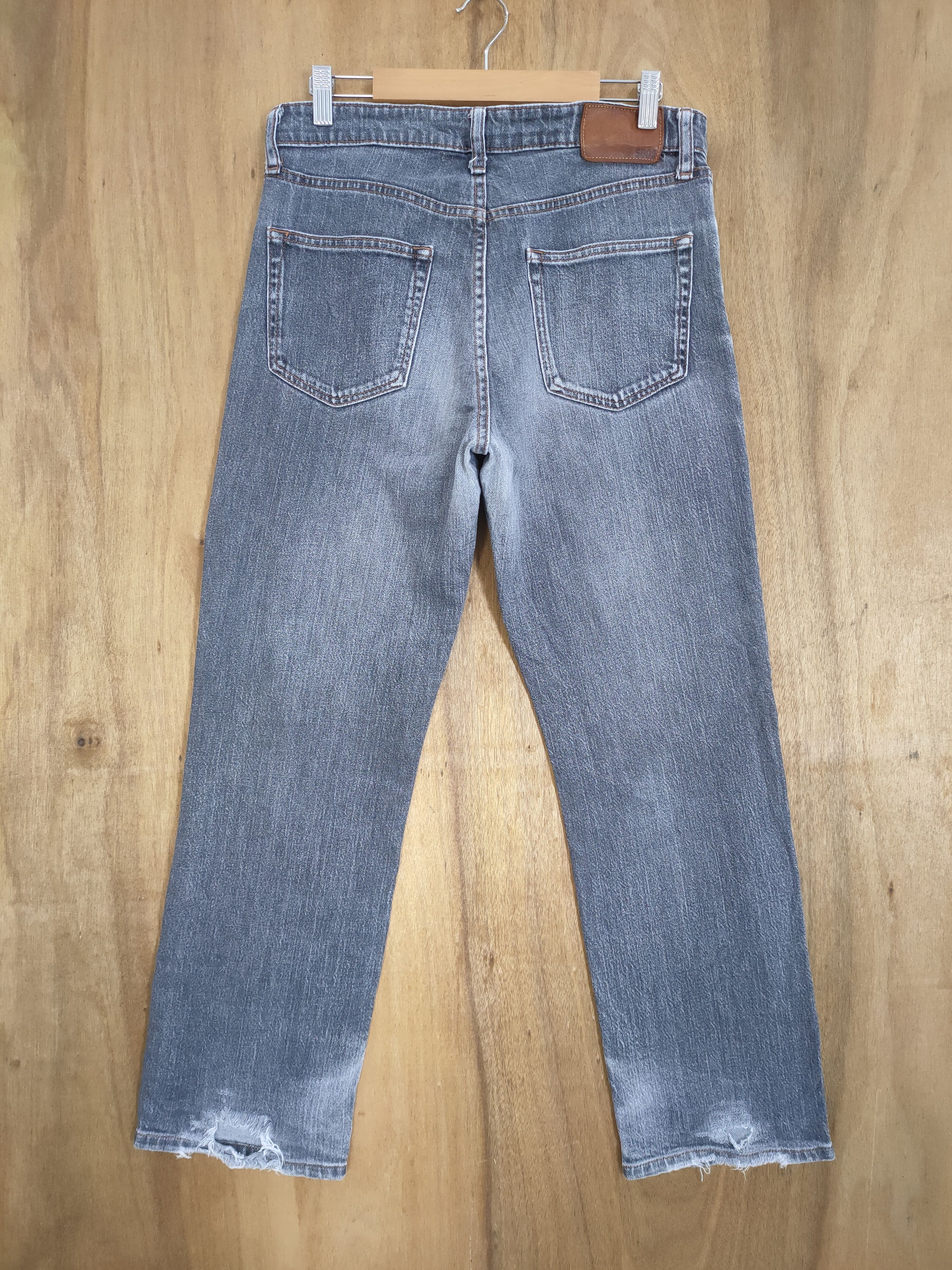 Japanese Brand VINTAGE JAPANESE BLACK JEAN DISTRESSED DENIM PANTS Size US 30 / EU 46 - 2 Thumbnail