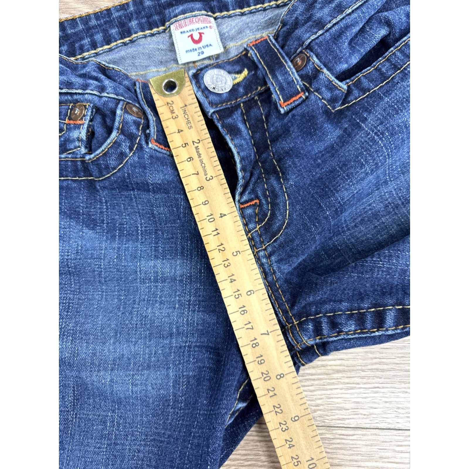 True Religion True Religion Jeans Womens 29 Julie Skinny Low Rise Blue Denim Size 29" - 6 Thumbnail