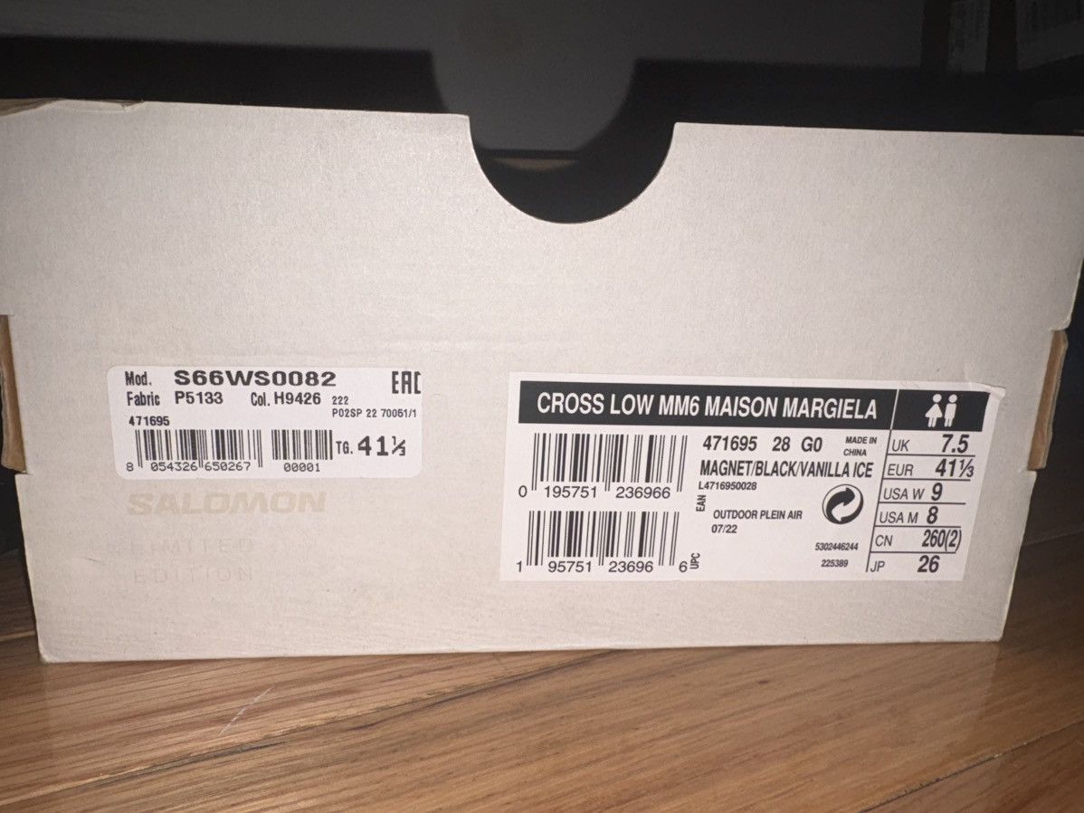 Maison Margiela × Salomon Cross Low MM6 Maison Margiela Size US 8 / EU 41 - 8 Thumbnail