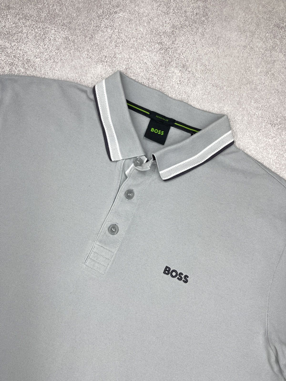 Hugo Boss Mens Hugo Boss Paddy Polo T Shirt Grey Size XL Size US XL / EU 56 / 4 - 4 Thumbnail