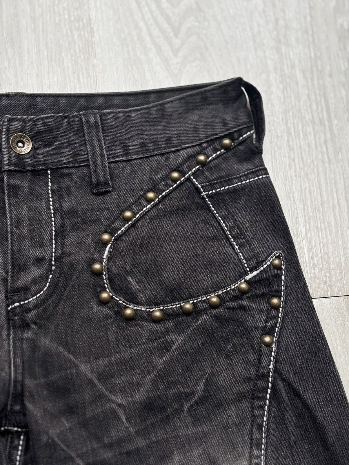 semanticdesign Studded Flare jeans Size US 27 - 3 Thumbnail