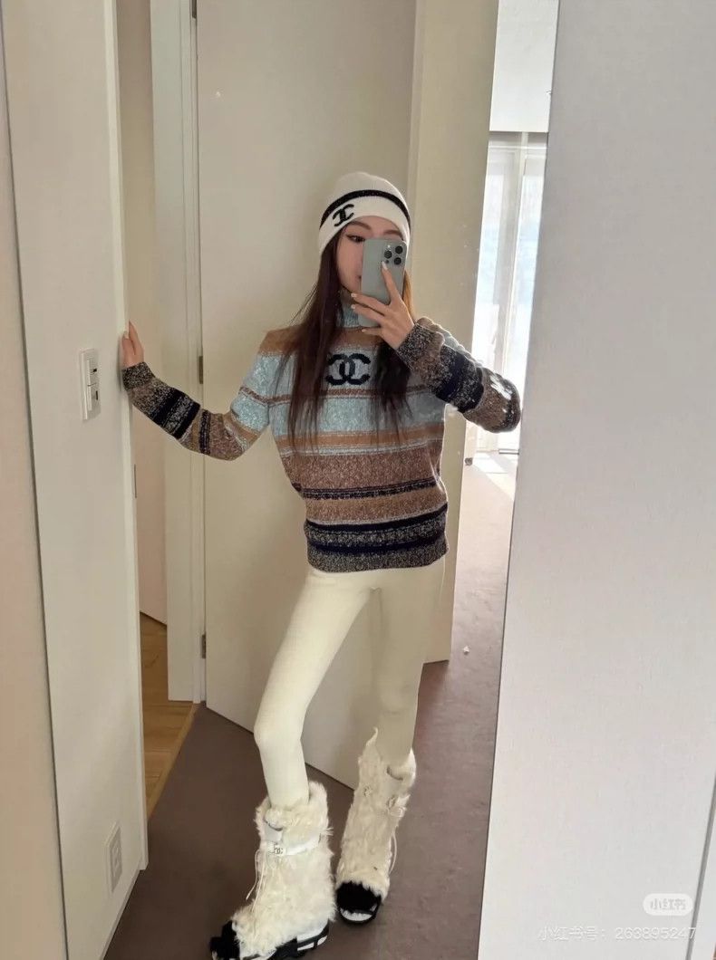 Chanel Chanel Ski series blue sweater Size XXS / US 00 / IT 34 - 5 Thumbnail
