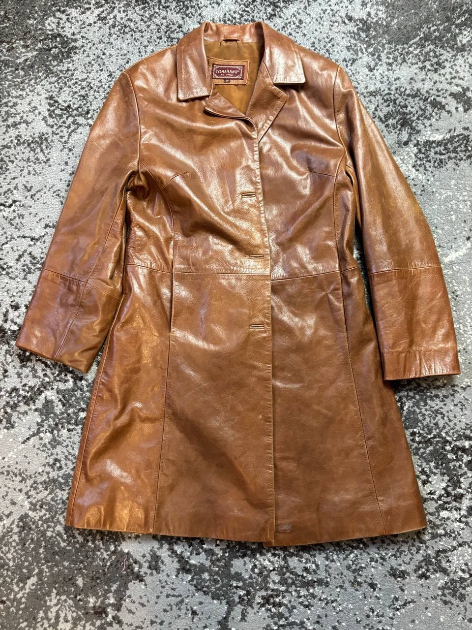 Vintage Y2K Brown Avantgarde Tomahawk Long Coat Jacket