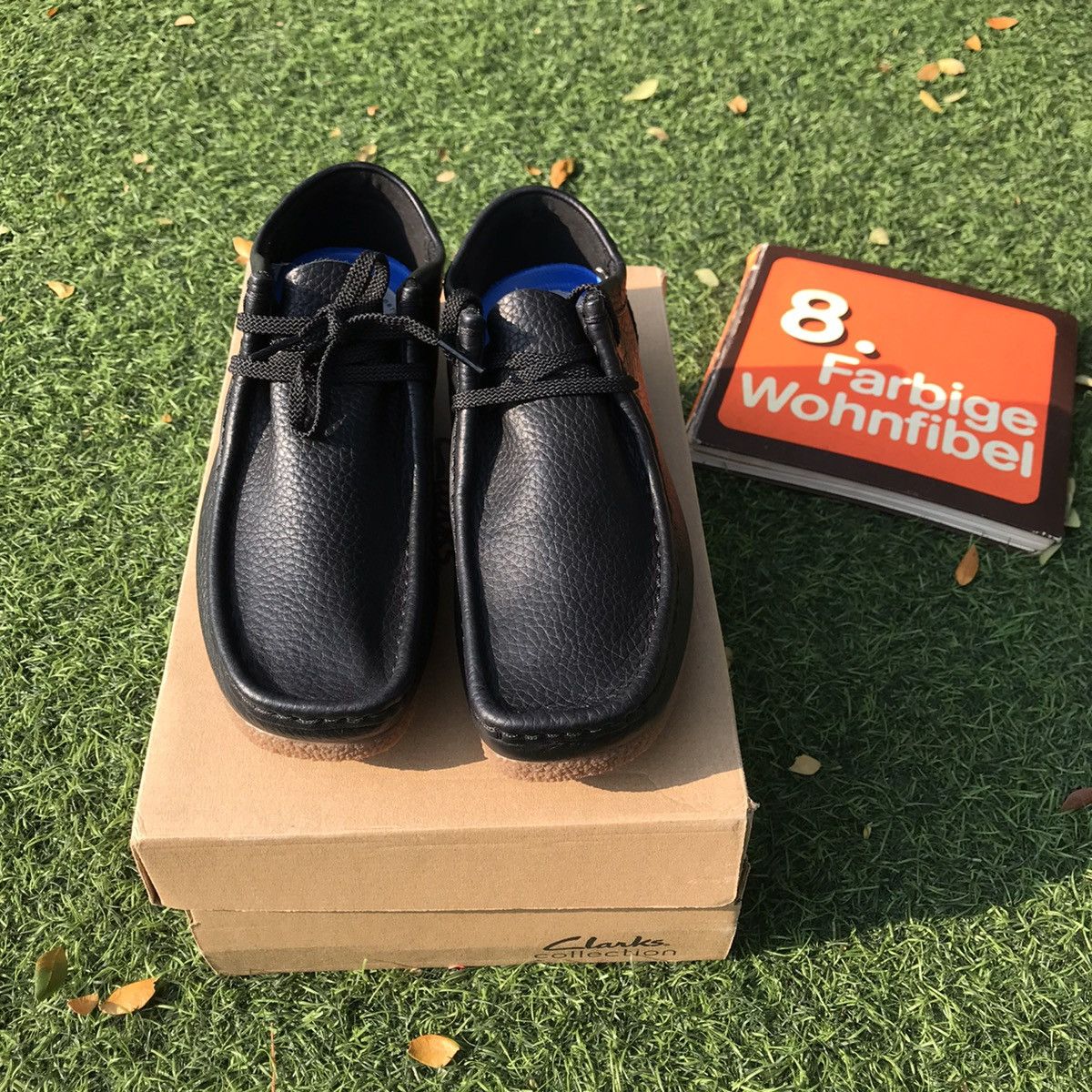 Clarks × Leather Clarks Wallabee Wallabees Shacre II Run Black Leather Size US 6.5 / EU 39-40 - 9 Thumbnail