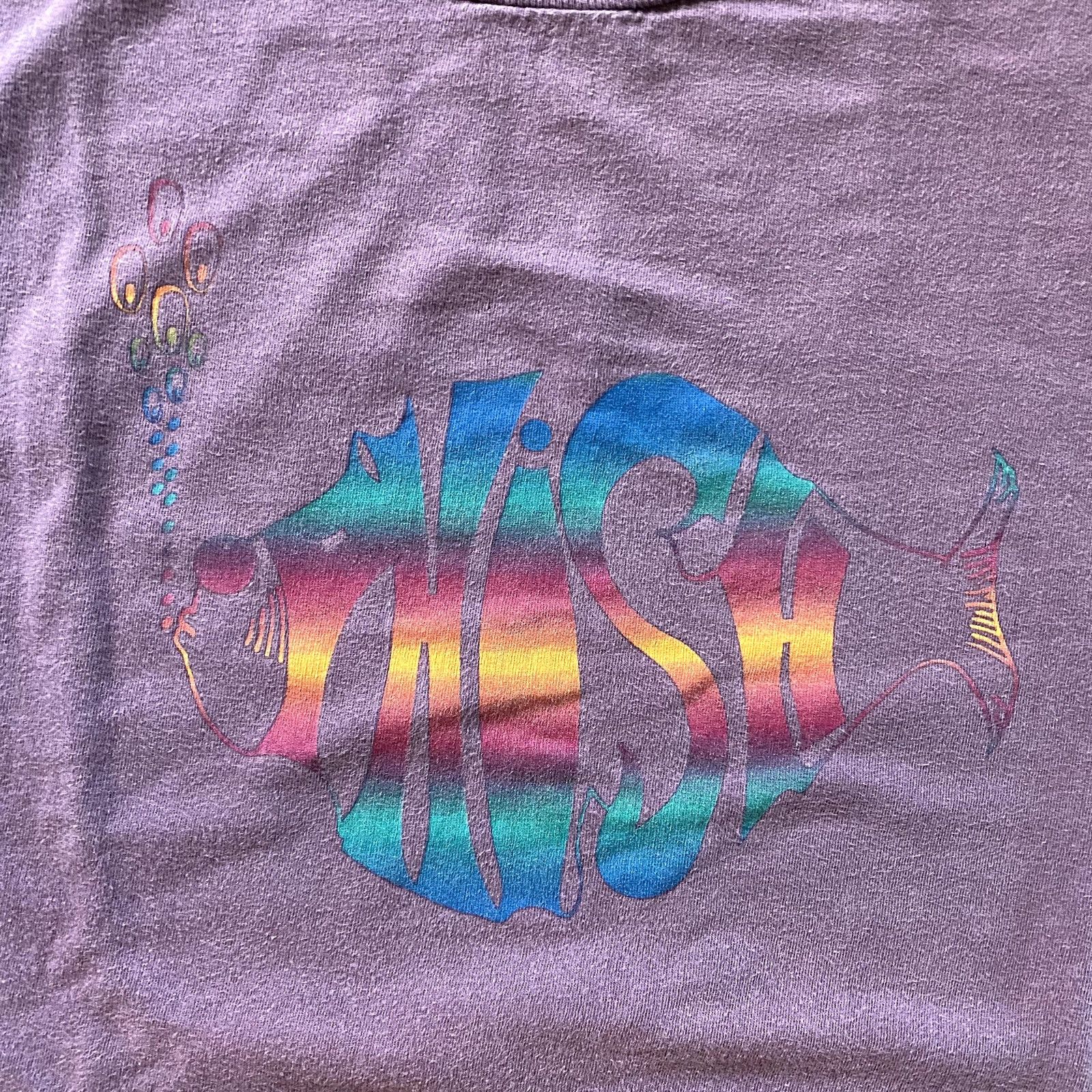 Vintage Rare! Purple 1995 Rainbow Phish Tour Tee Shirt Size US XL / EU 56 / 4 - 2 Thumbnail