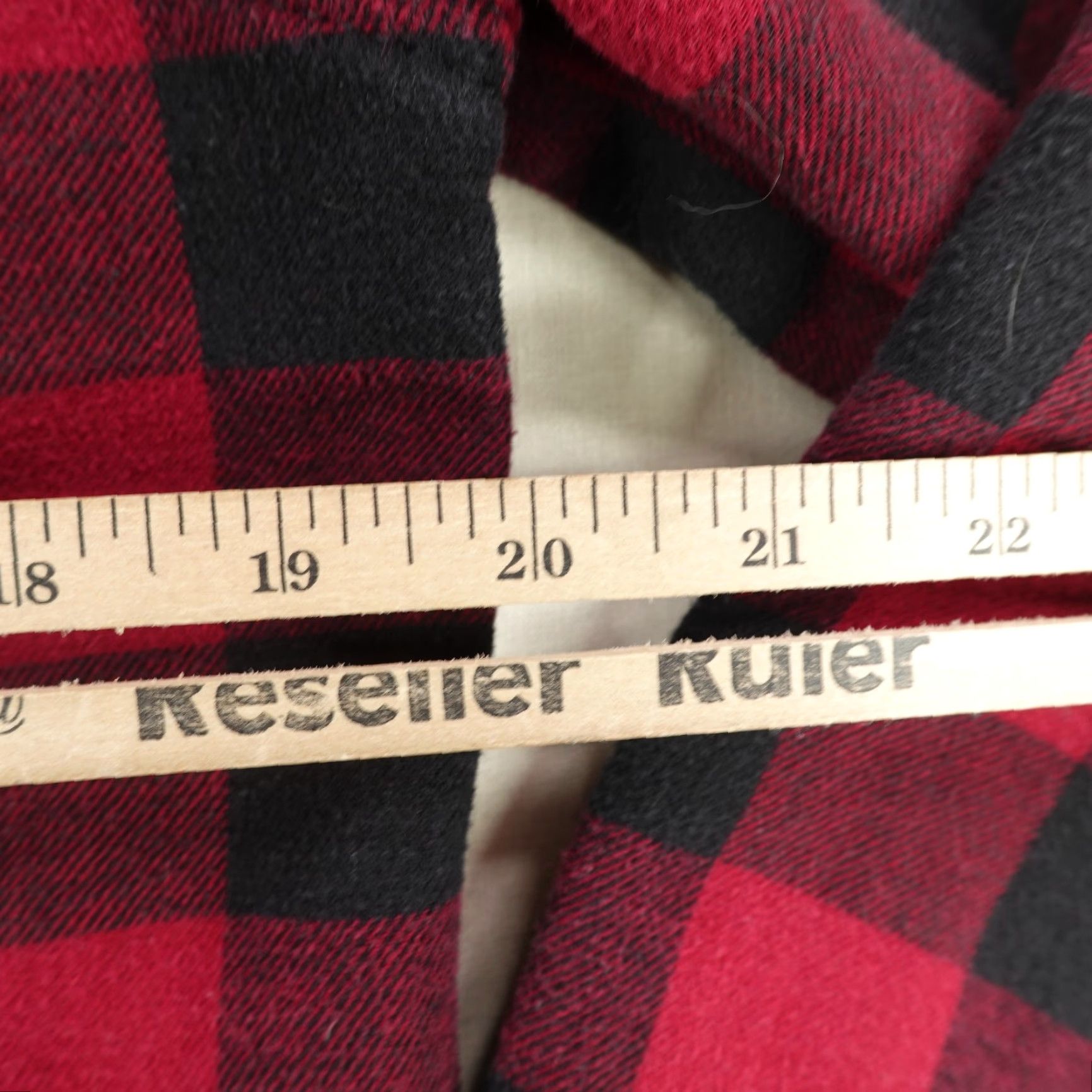 Orvis Orvis Shirt Womens Medium Red Buffalo Plaid Flannel Lined Shacket Top Button-Up Size M / US 6-8 / IT 42-44 - 6 Thumbnail