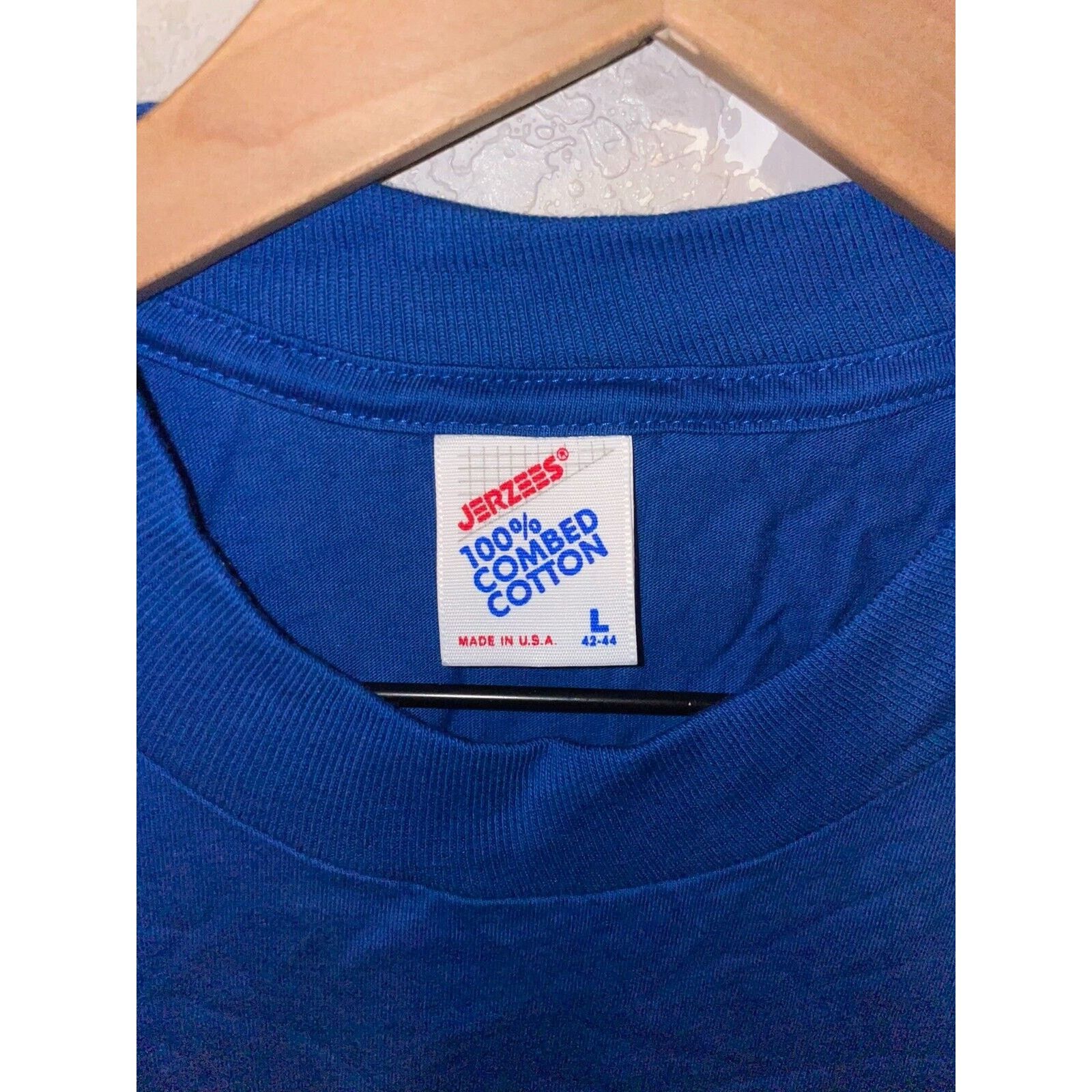 Jerzees Vintage Big Sky Country Shirt Montana Blue Tee VTG 90s Large Size US L / EU 52-54 / 3 - 7 Thumbnail