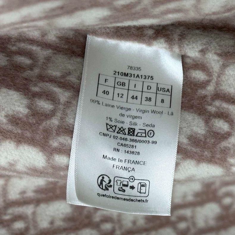 Dior Pink Printed Bathrobe Coat by Dior-2505 Size L / US 10 / IT 46 - 6 Thumbnail