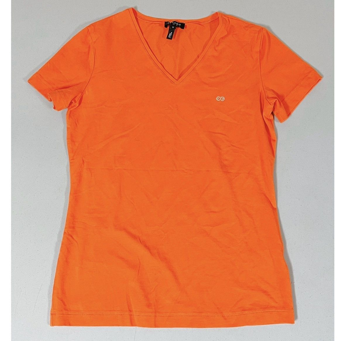 Escada Sport Escada Sport Orange V-Neck Short Sleeve Tee T-Shirt Size S 🧡 Size S / US 4 / IT 40 - 1 Thumbnail