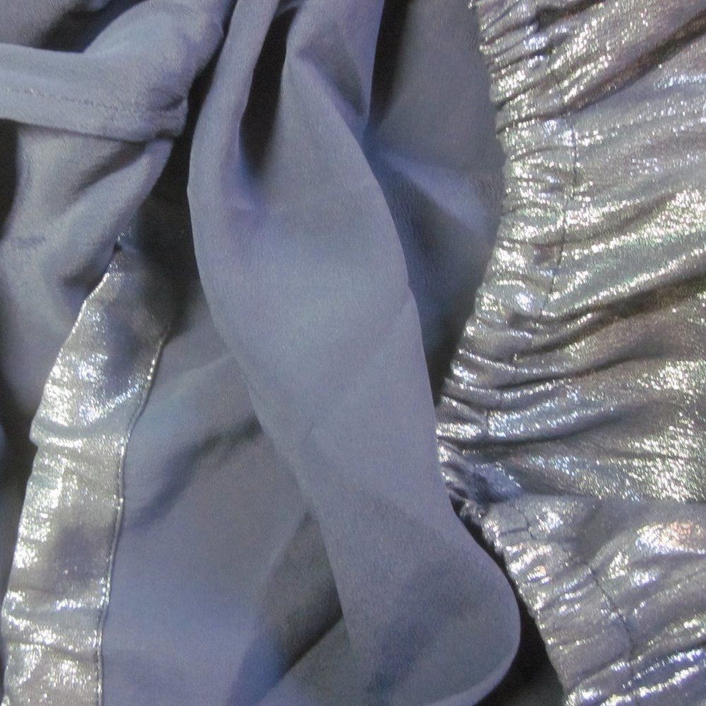 Cedric Charlier Cedric Charlier Blouse Size 8 Lead Metallic Size M / US 6-8 / IT 42-44 - 8 Thumbnail