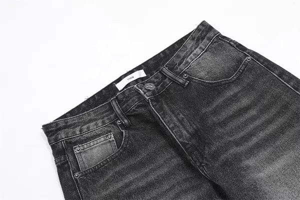 Japanese Brand VIBE Men's loose straight trendy tie-dye distressed jeans Size US 32 / EU 48 - 8 Thumbnail