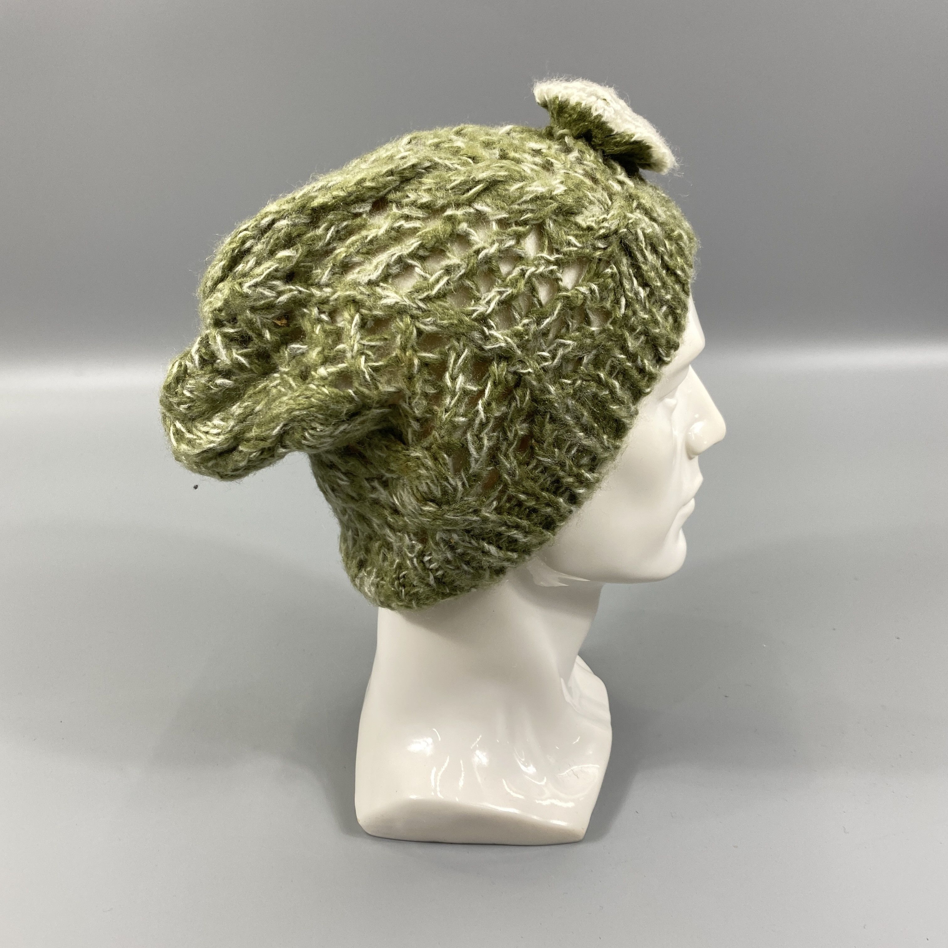 Japanese Brand Knit Slouchy Beanie Hats -BN1169 Size ONE SIZE - 4 Thumbnail