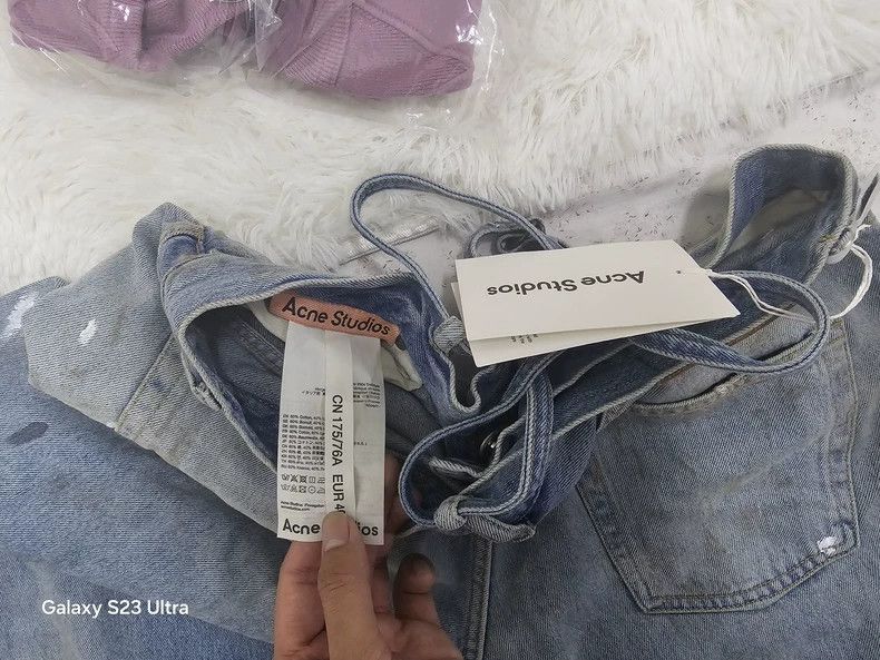 Acne Studios acne studiosHeavy duty zipper straight leg jeans 2503-Nexta Size US 40 / EU 56 - 3 Thumbnail