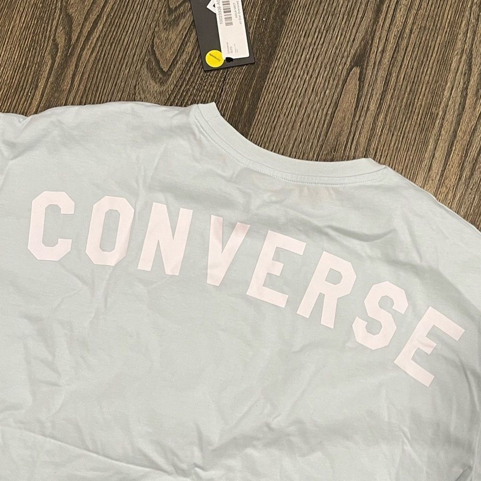 Converse NWT Converse All Star Oversized T-Shirt Aqua Mist Medium Size M / US 6-8 / IT 42-44 - 8 Thumbnail