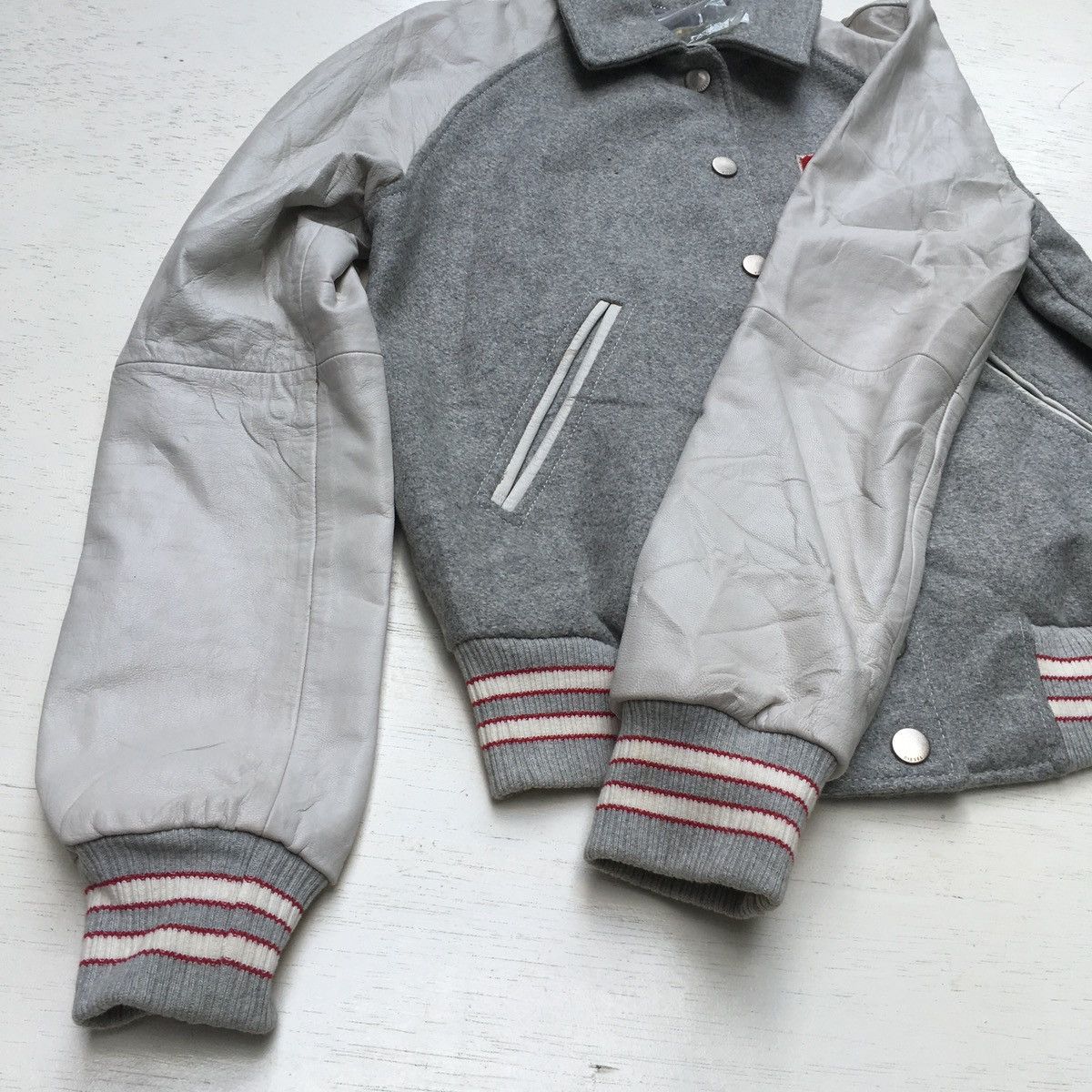 Diesel × Vintage FINAL DROP ‼️ Women Diesel Varsity Jacket Leather Sleeve Size M / US 6-8 / IT 42-44 - 22 Thumbnail
