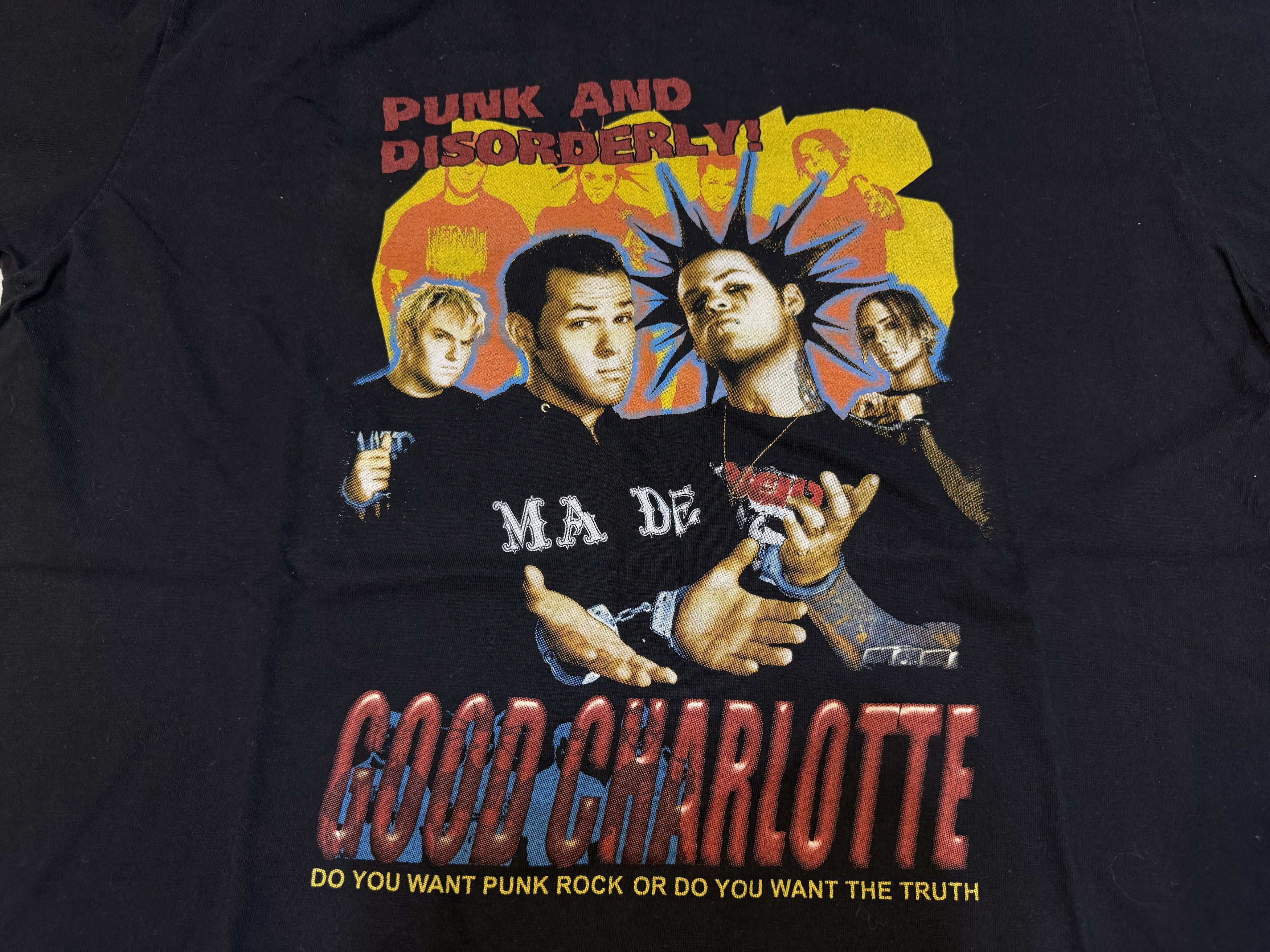 Band Tees Vintage 00s Good Charlotte Bootleg T Shirt Size US XL / EU 56 / 4 - 3 Thumbnail