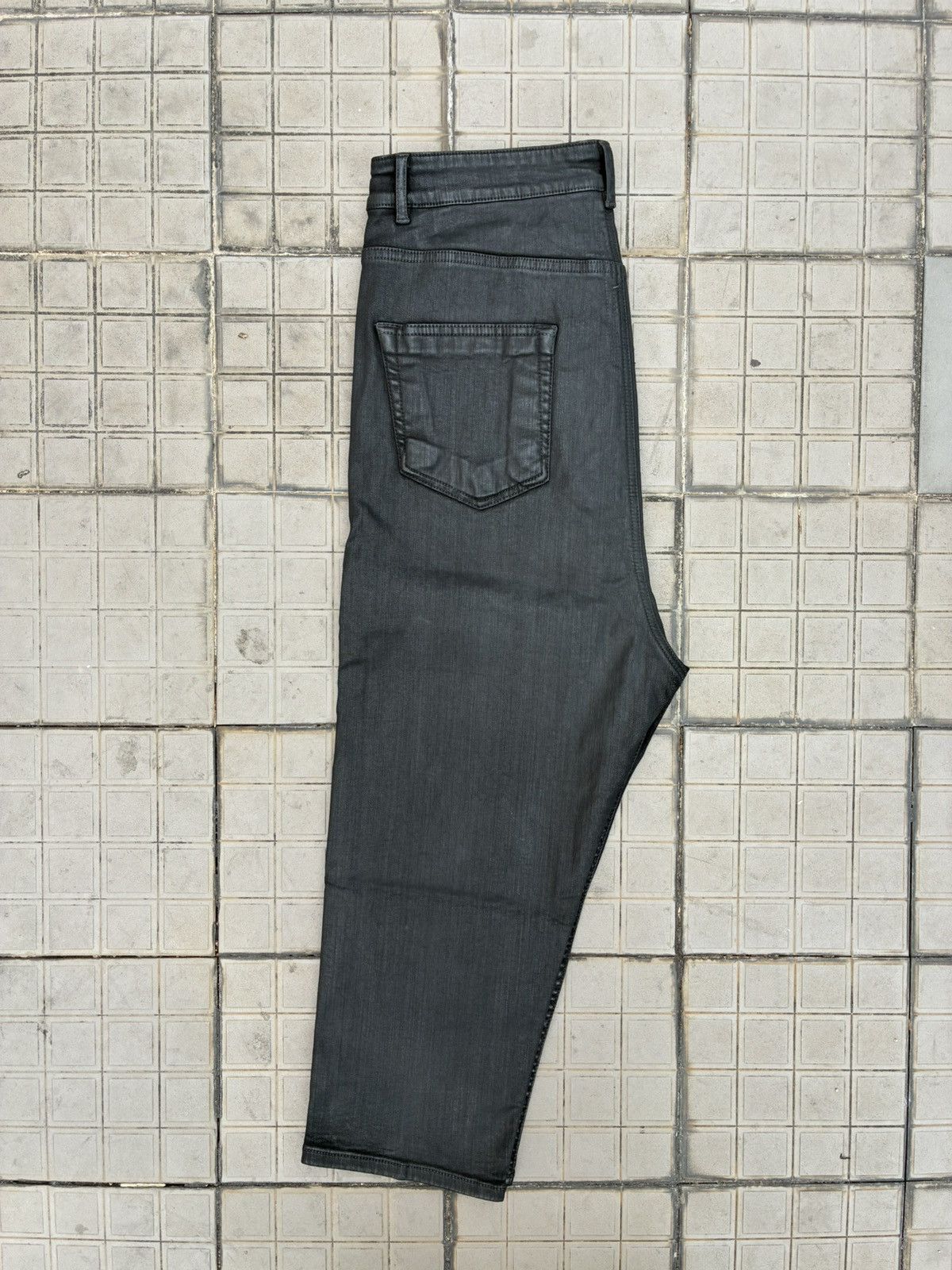 Rick Owens Rick Owens DRKSHDW Collapse Cut Waxed Jeans Size US 30 / EU 46 - 11 Thumbnail