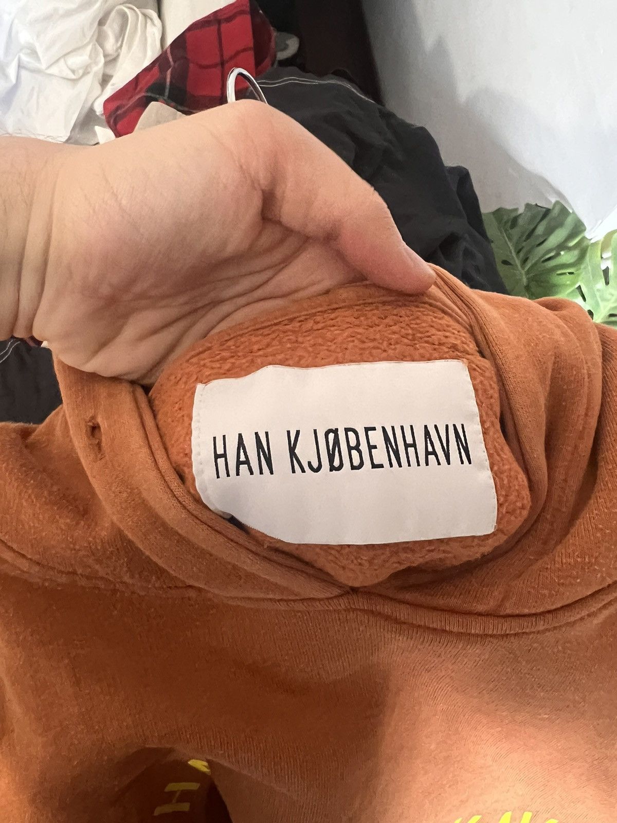 Han Kjobenhavn Rare Han Kjobenhavn Logo OrangE Hoodie Hype Streetwear XL Size US XL / EU 56 / 4 - 4 Thumbnail