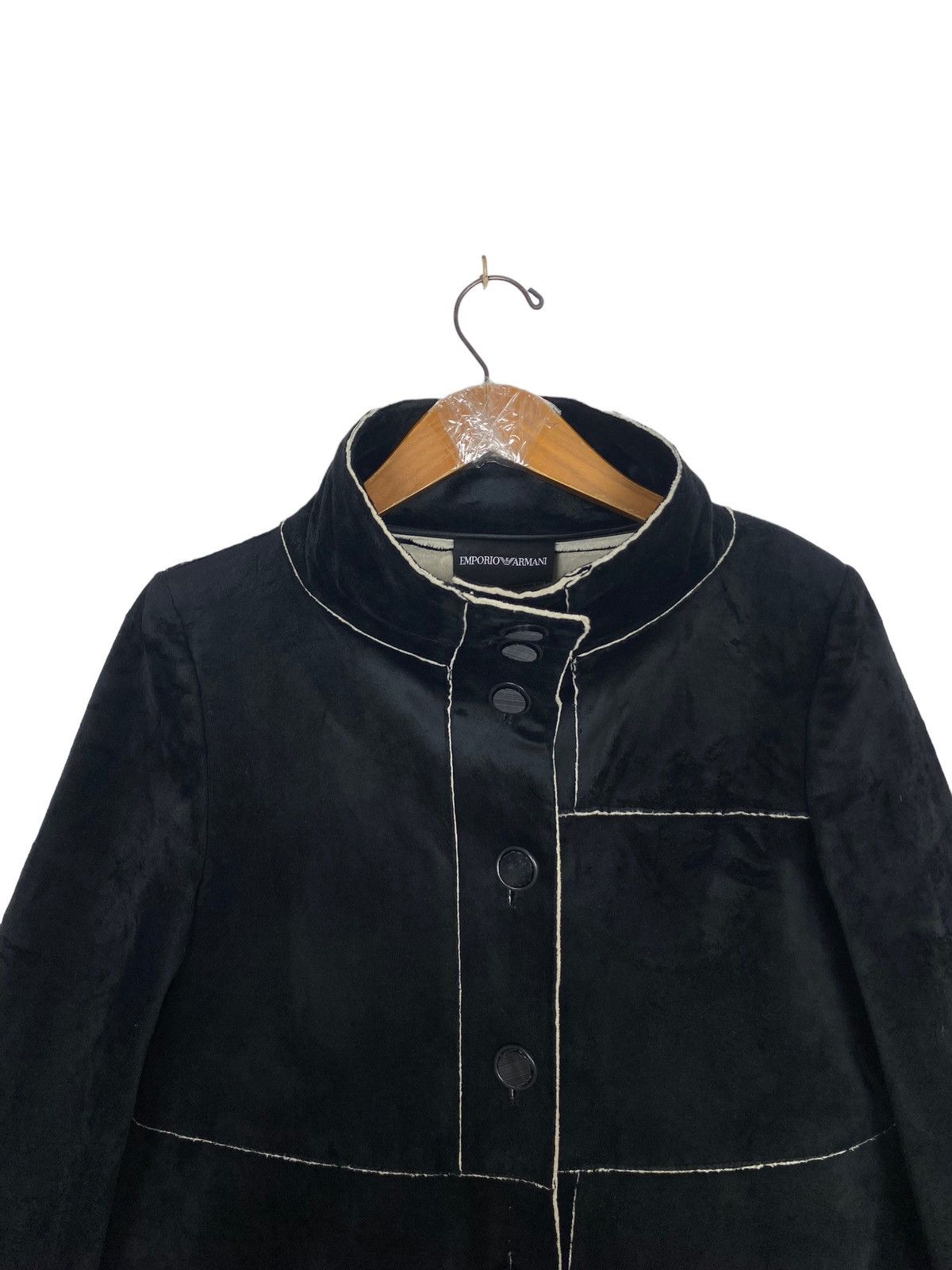 Emporio Armani Rare‼️ Emporio Armani Suede Swing Coat Made in Italy Size M / US 6-8 / IT 42-44 - 5 Thumbnail