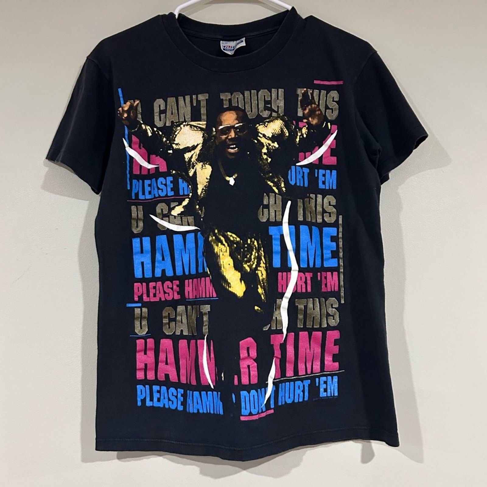 Vintage 1990 MC Hammer U Can’t Touch This Rap Shirt