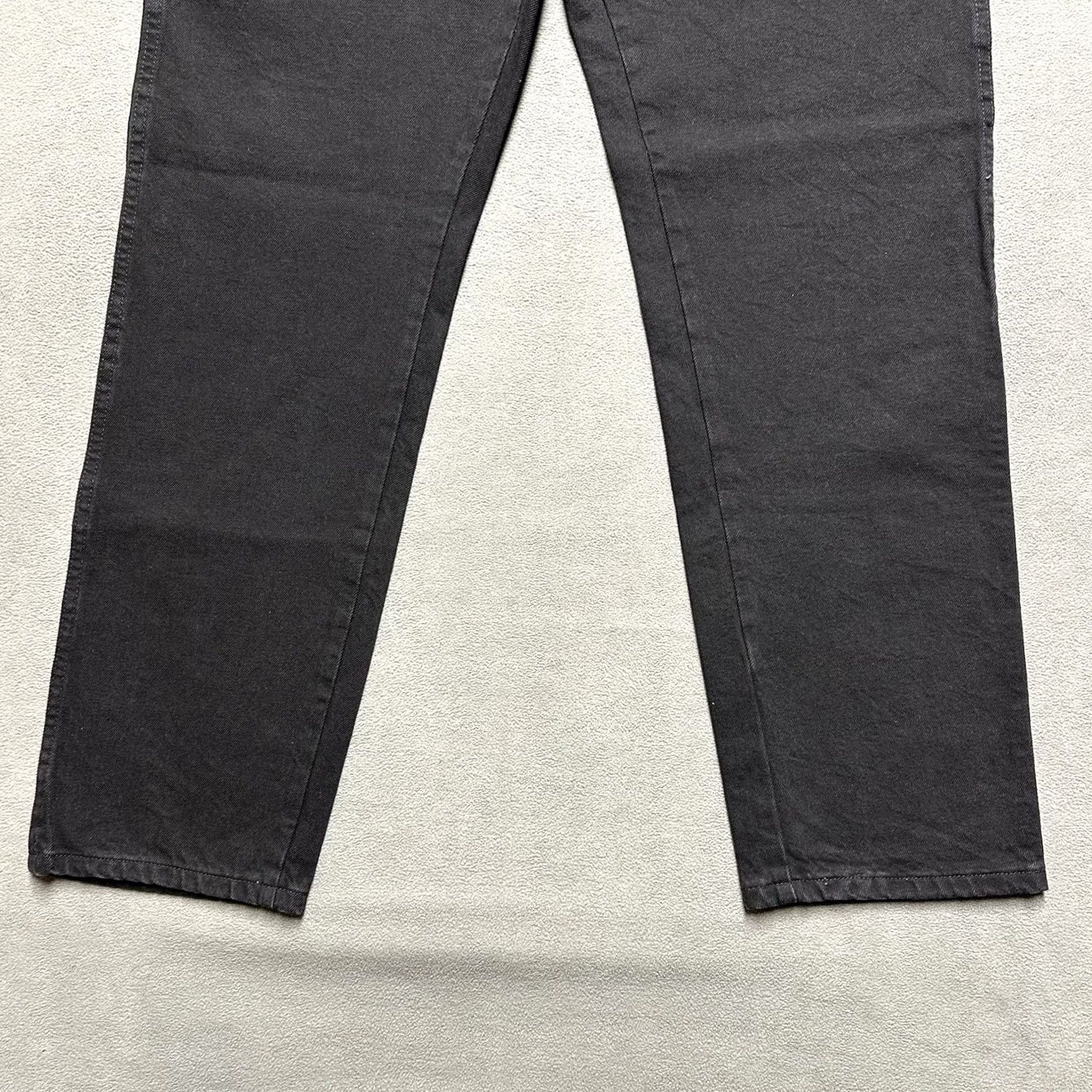 Wrangler NWT Rustler Denim Jeans Mens Waist 36x32 (36x31) Black Wash - Vintage - Regular Fit Size US 36 / EU 52 - 5 Thumbnail