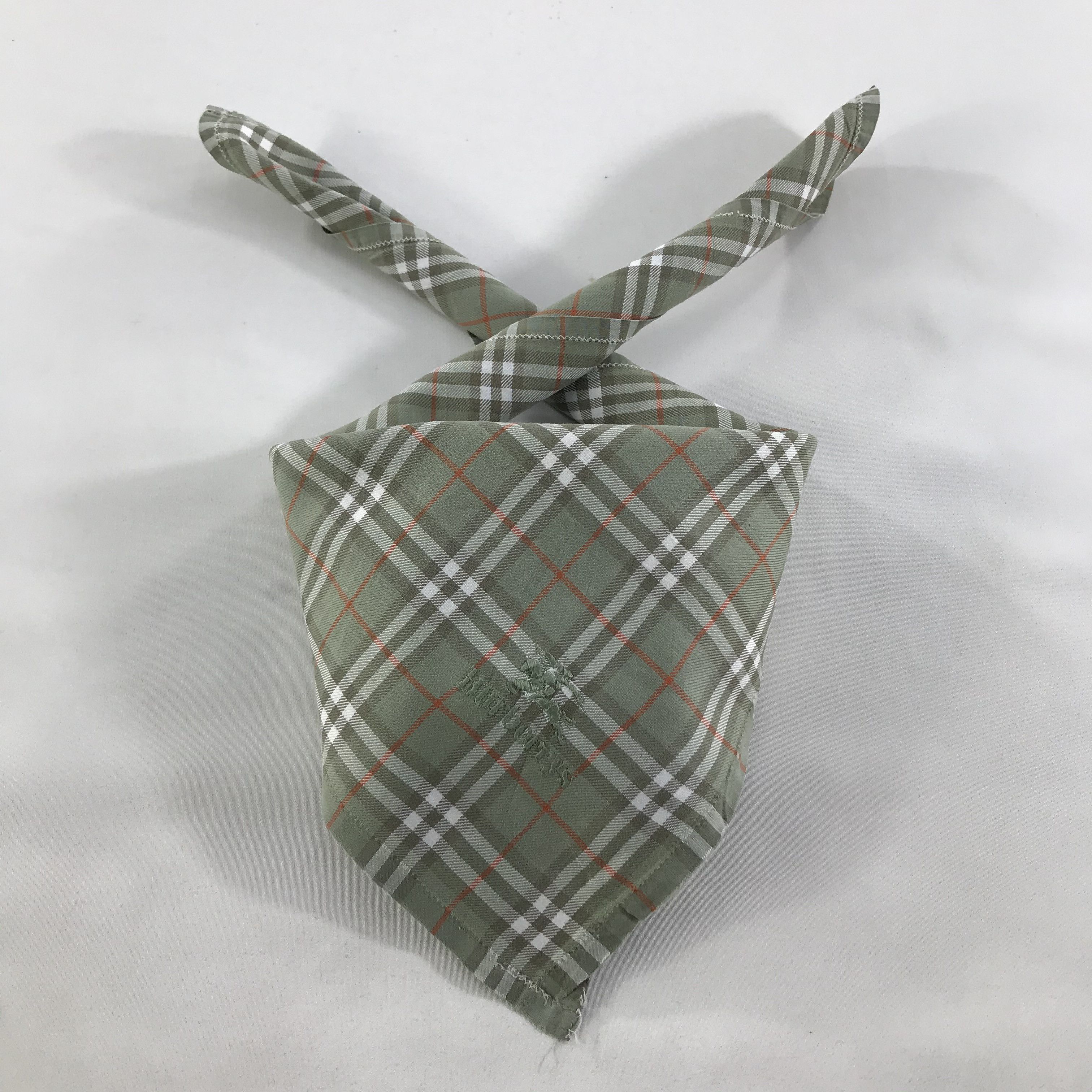 Burberry × Vintage Burberry Bandana / Handkerchief / Neckerchief - S1489 Size ONE SIZE - 4 Thumbnail