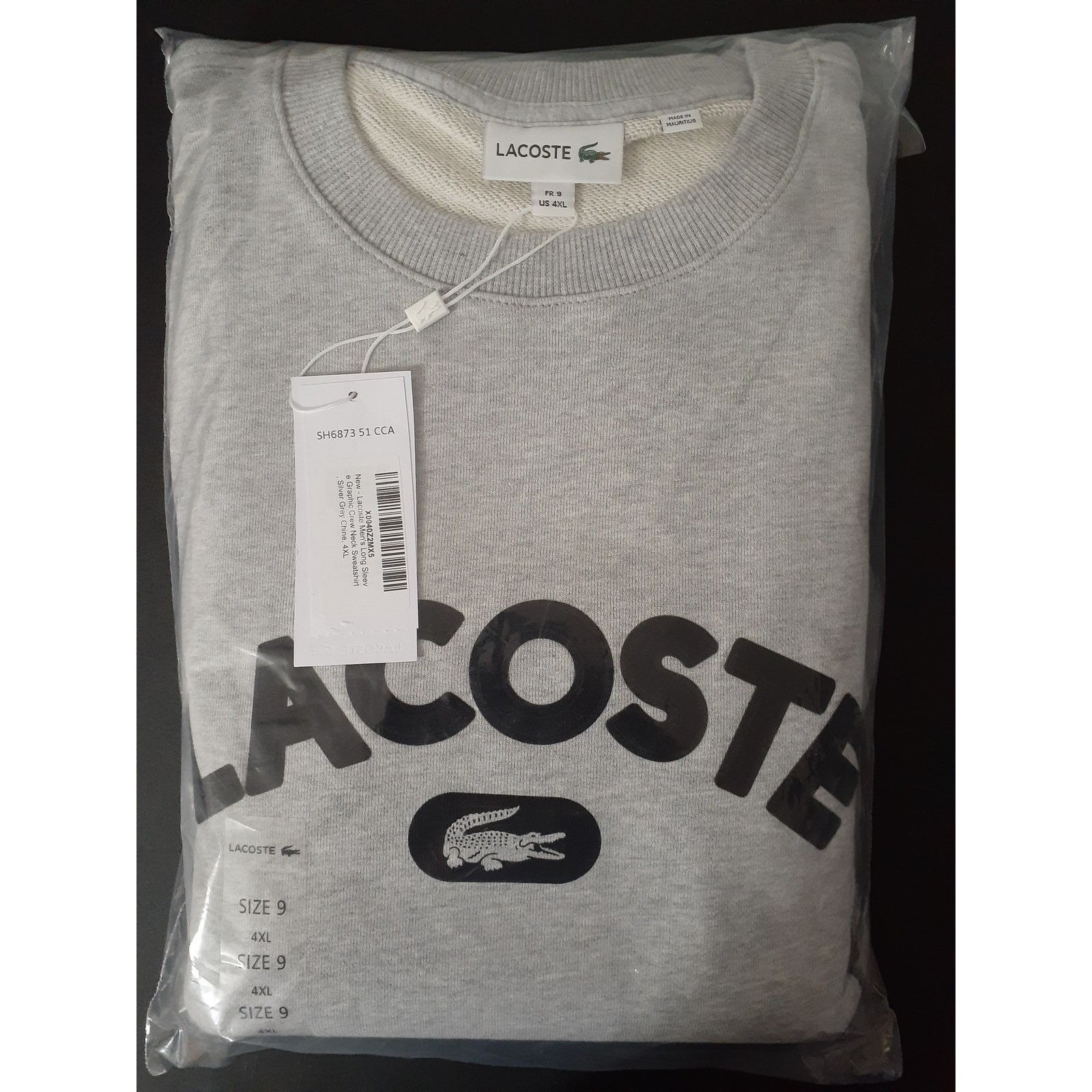 Lacoste Lacoste Men's Long Sleeve Graphic Crew Neck Sweatshirt 2XL Size US XXL / EU 58 / 5 - 2 Thumbnail