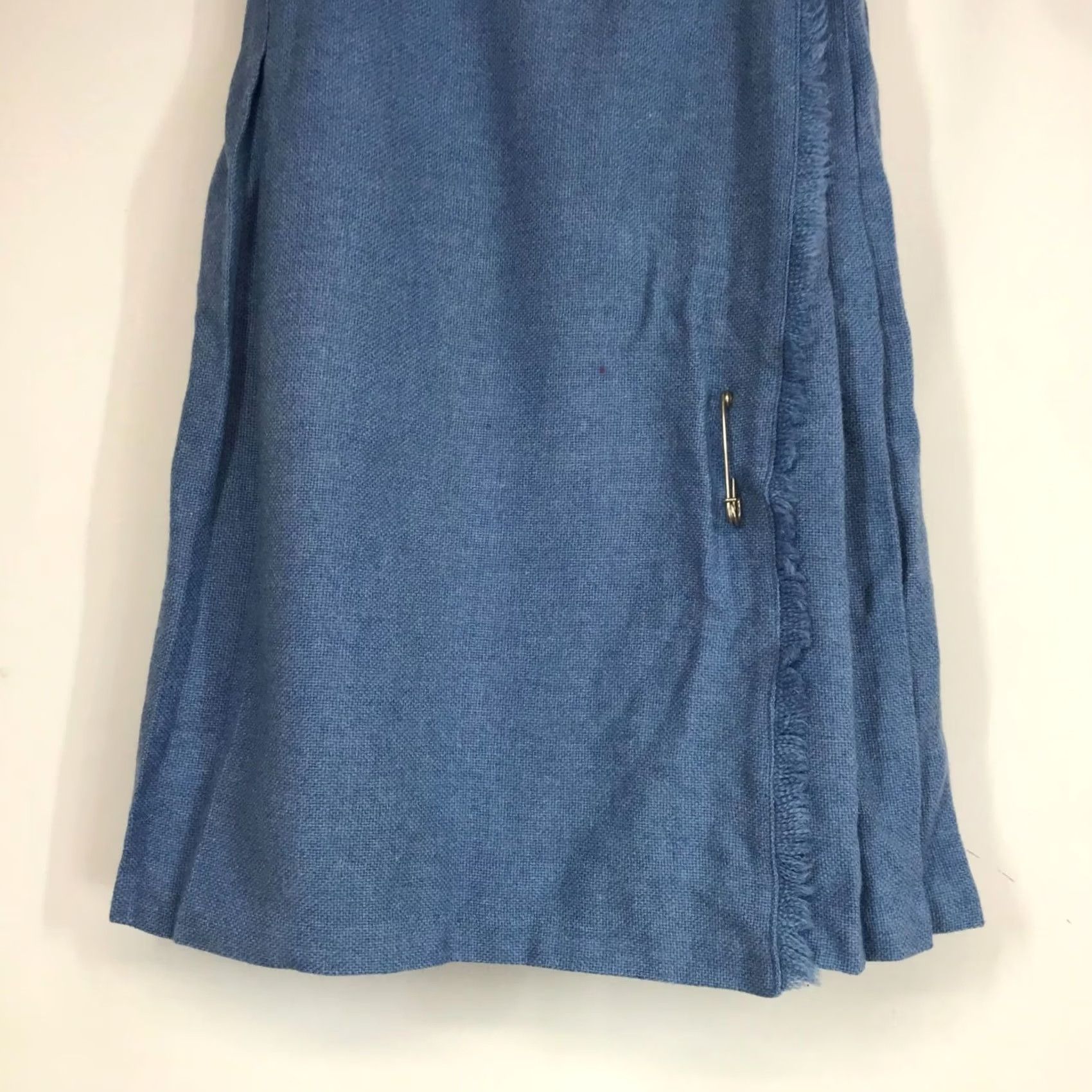 Vintage VINTAGE ESK VALLEY WOMEN'S Skirt Wrap 16 Blue Size 38" / US 16 / IT 52 - 6 Thumbnail