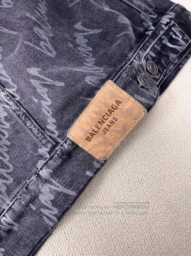 Balenciaga Balenciaga Solid Color Full Print Letter Logo Casual Long Size L / US 10 / IT 46 - 3 Thumbnail
