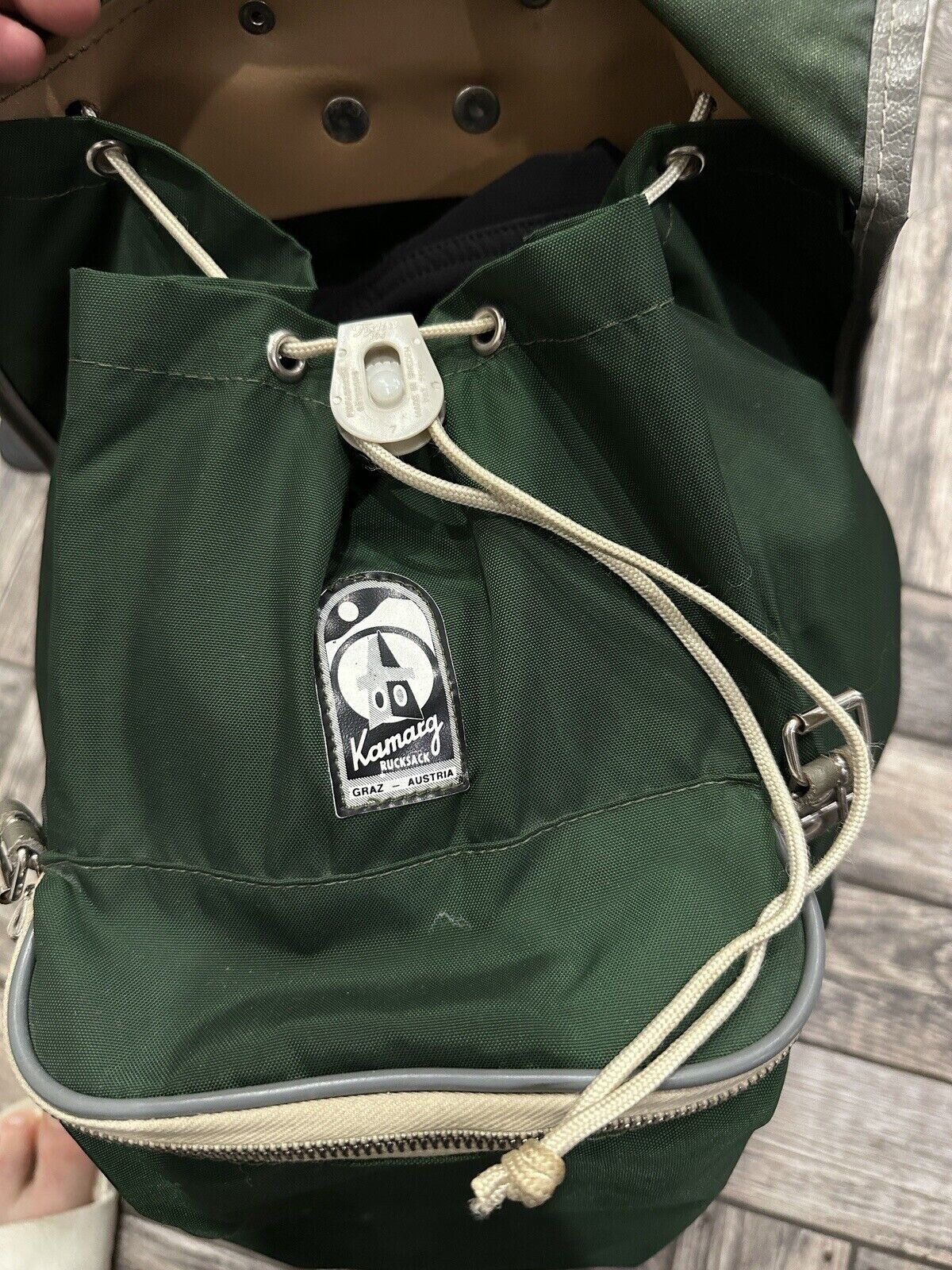 Vintage Vintage 1980s Kamarg Austria canvas rucksack backpack bag Size ONE SIZE - 11 Thumbnail